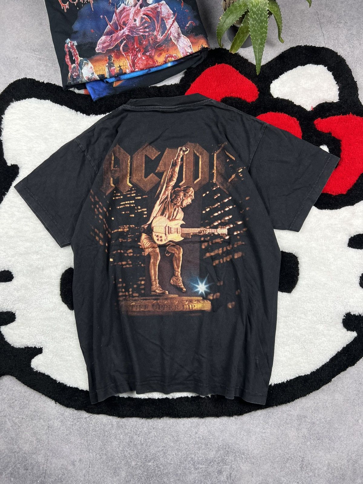 AC/DC × Band Tees × Japanese Brand Vintage AC/DC 2000s Stiff Upper 