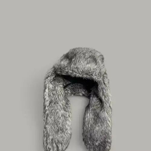Other Japanese Vintage Trapper Fuzzy Ushanka Mohair Hat Size ONE SIZE - 3 Thumbnail