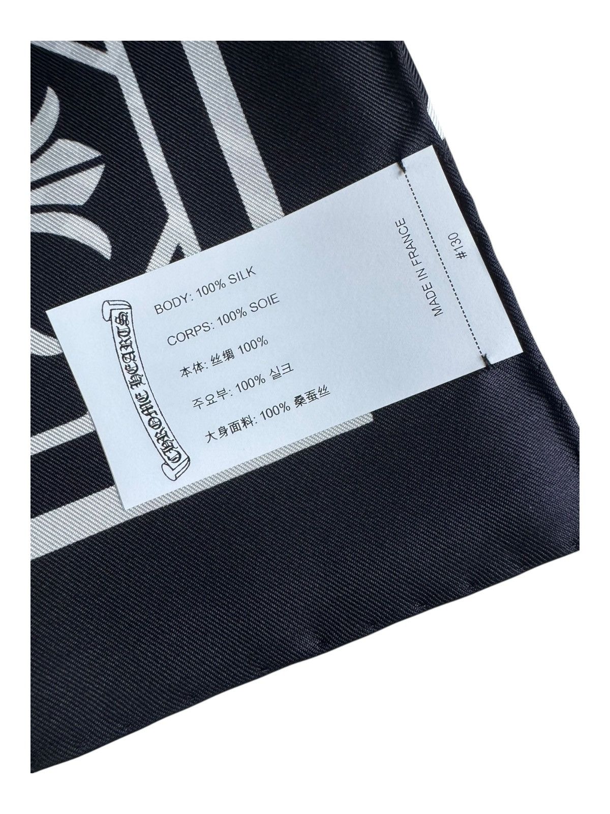 Chrome Hearts New Chrome Hearts Silk Scarf RARE Size ONE SIZE - 5 Thumbnail