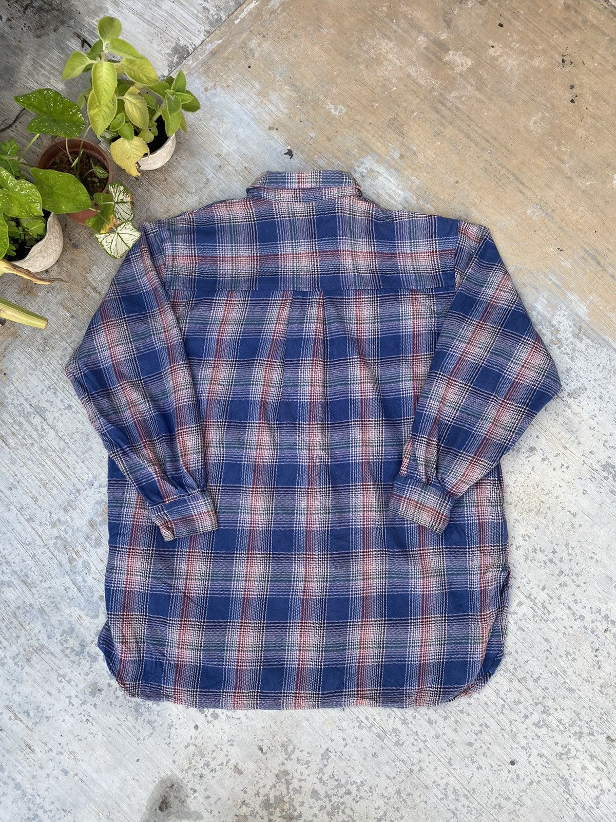 Flannel × Japanese Brand Vintage Rodeo Crown Blouses Flannel Size XL / US 12-14 / IT 48-50 - 2 Thumbnail
