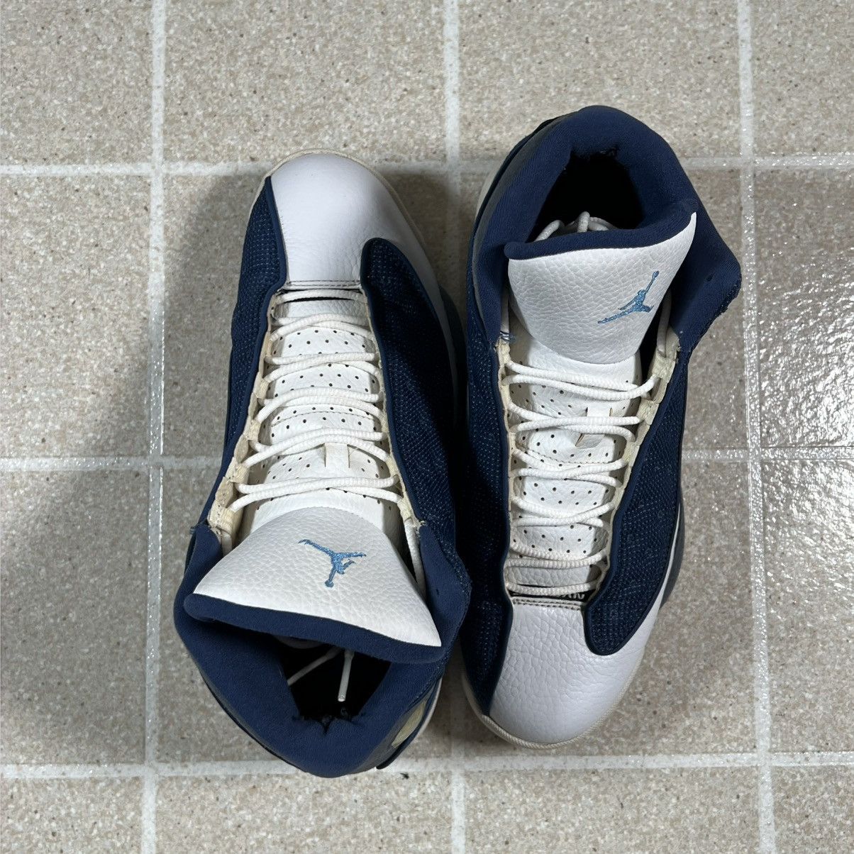 Jordan Brand Jordan Air Jordan 13 Retro Flint 2020 Navy White Grey Size US 9.5 / EU 42-43 - 6 Thumbnail