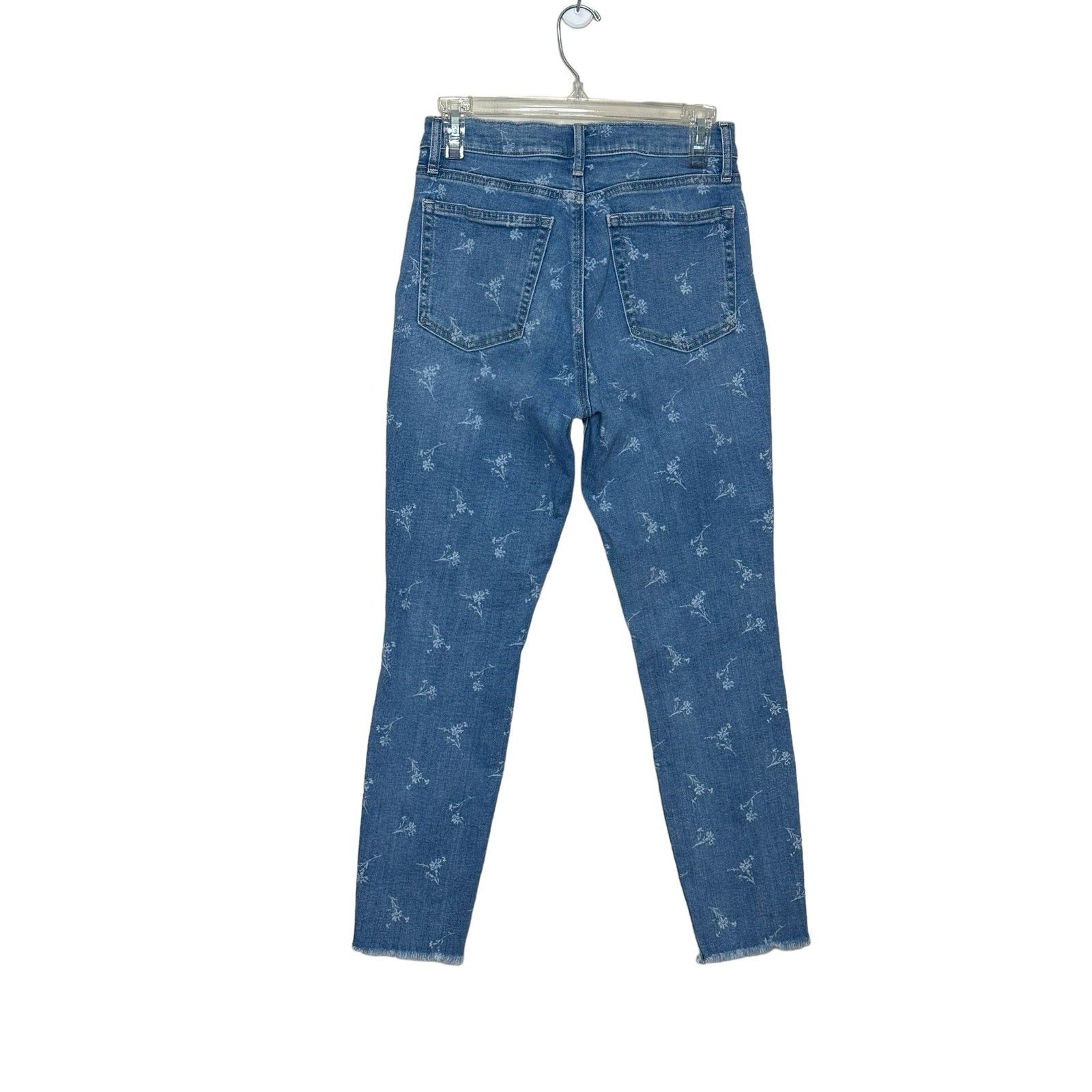 Gap Gap blue floral true skinny ankle jeans size 27/4 Size 27" / US 4 / IT 40 - 2 Thumbnail