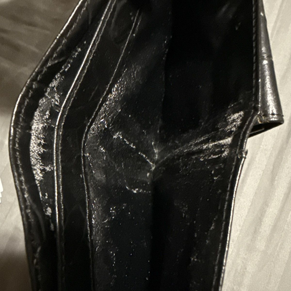 Valentino Valentino Black Gator Print Size ONE SIZE - 15 Thumbnail