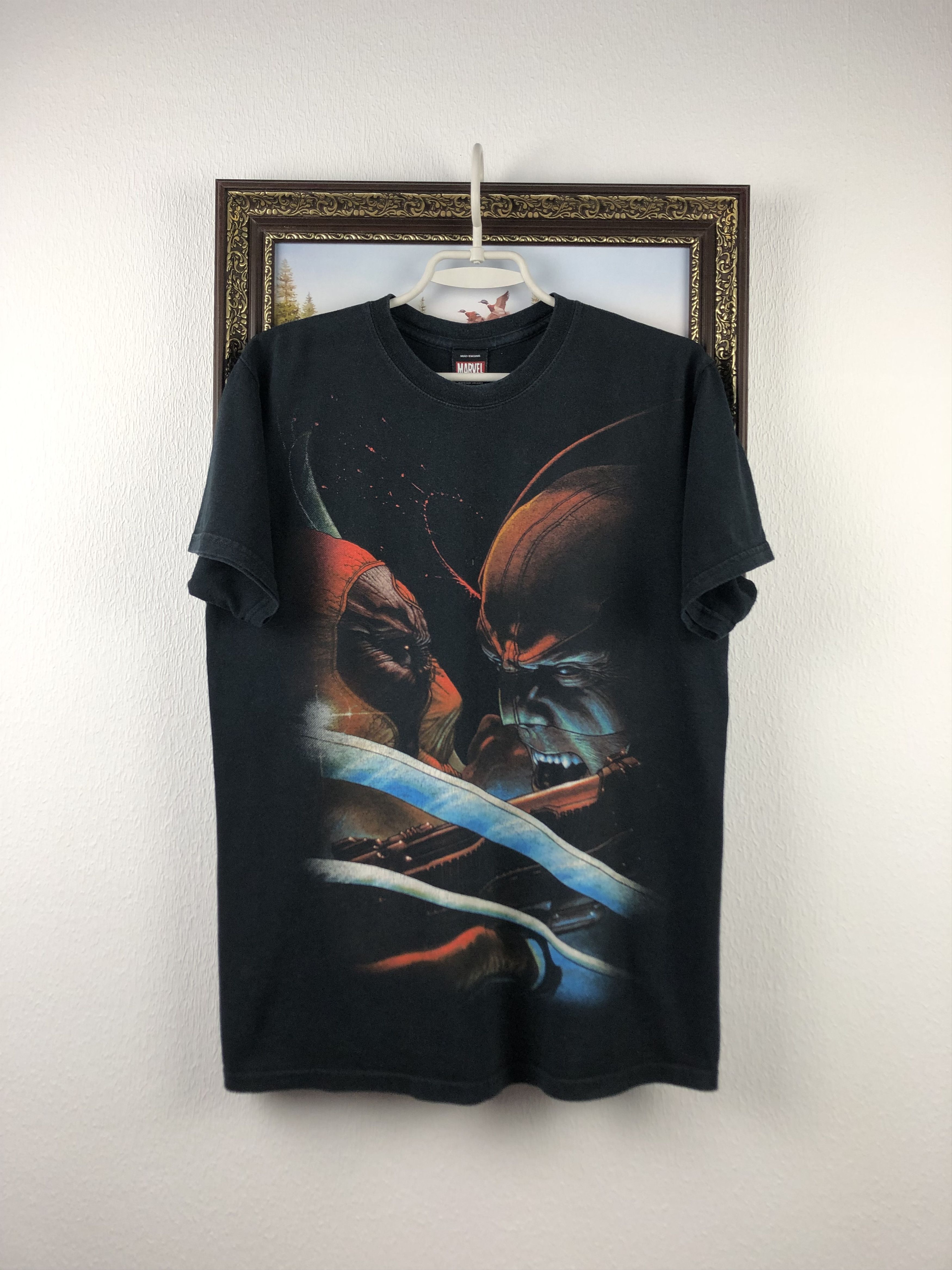 Marvel Comics × Vintage Vintage Deadpool Vs Wolverine Shirt Mad Engine Marvel Comics Size US M / EU 48-50 / 2 - 1 Thumbnail