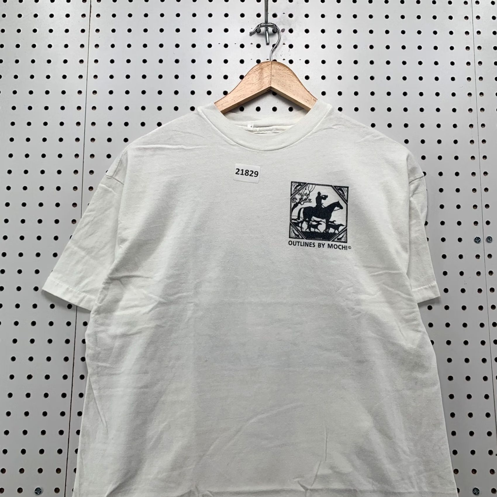 Vintage VINTAGE UGO Mochi Shirt White Single Stitch Artist TEE Adult Large 21x28.5 Size US L / EU 52-54 / 3 - 5 Thumbnail