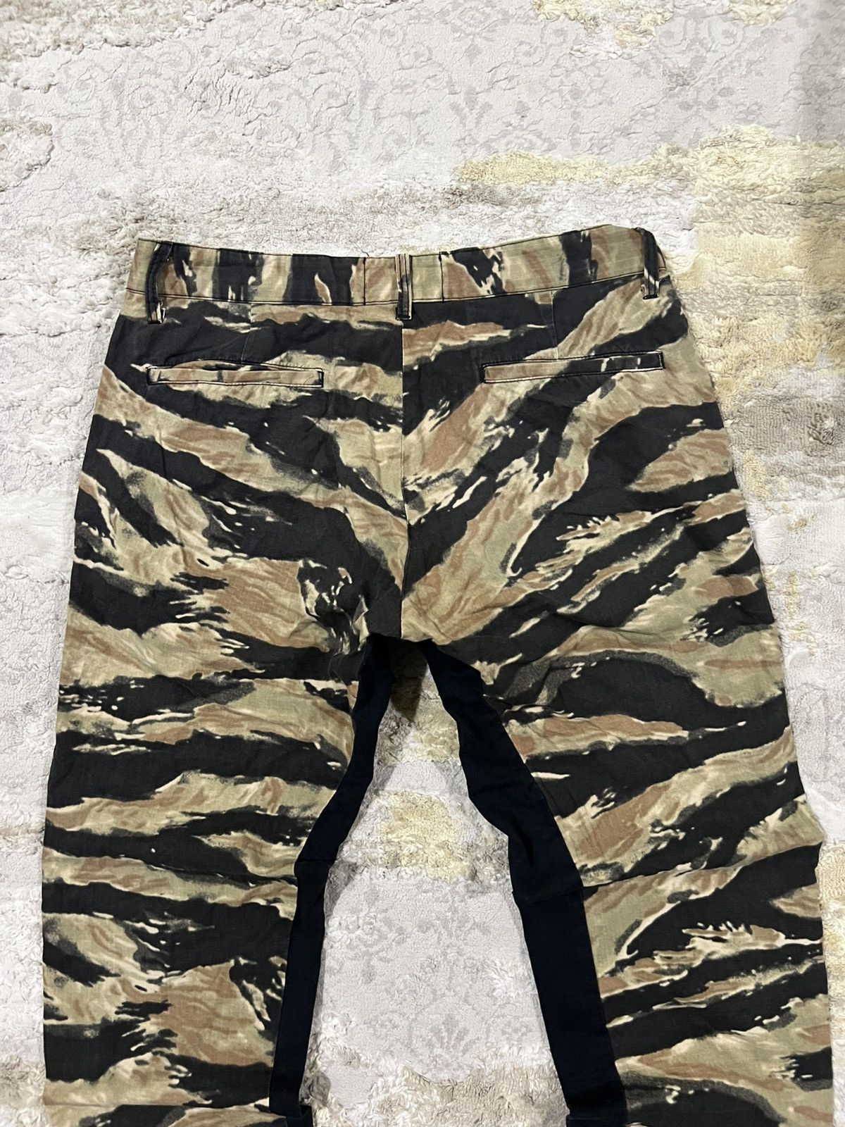 The Real McCoy's Virgo Rebel Army Tiger Striped Military Slim Straight Pants Size US 31 - 4 Thumbnail