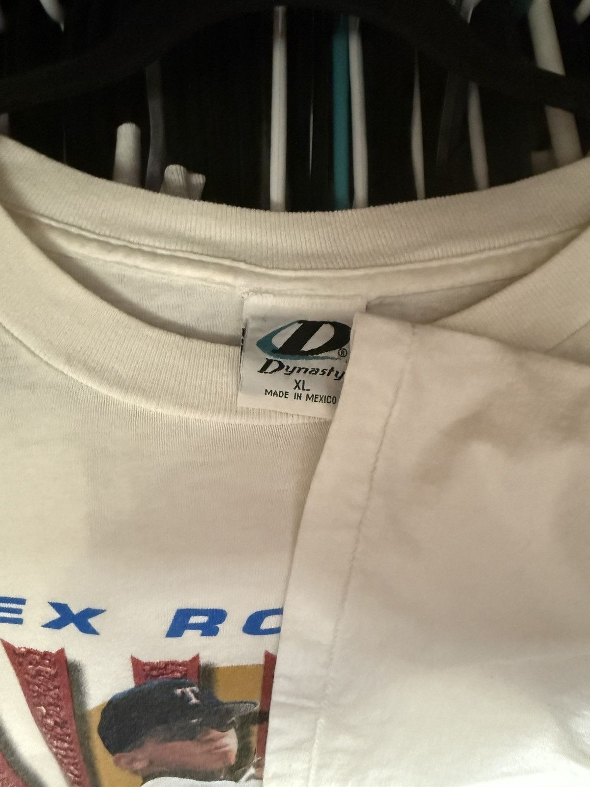MLB × Vintage Rare Alex Rodriguez Texas Rangers Solo Tee Size US XL / EU 56 / 4 - 3 Thumbnail