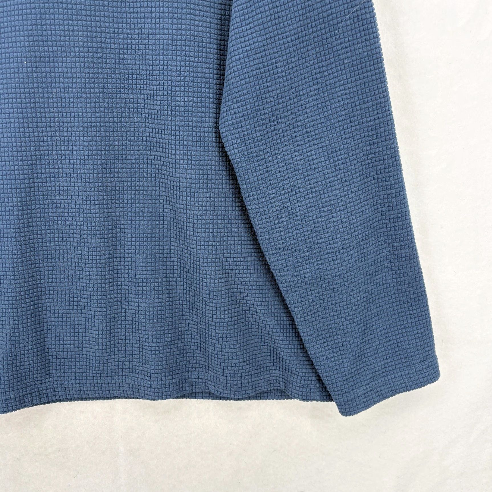 Vintage L.L. Bean Jacket 1/4 Zip Polar Fleece Pullover Mens Large Blue Outdoor Hiking Camp Shirt/Coat (adjusted to fit structure) Size US L / EU 52-54 / 3 - 3 Thumbnail