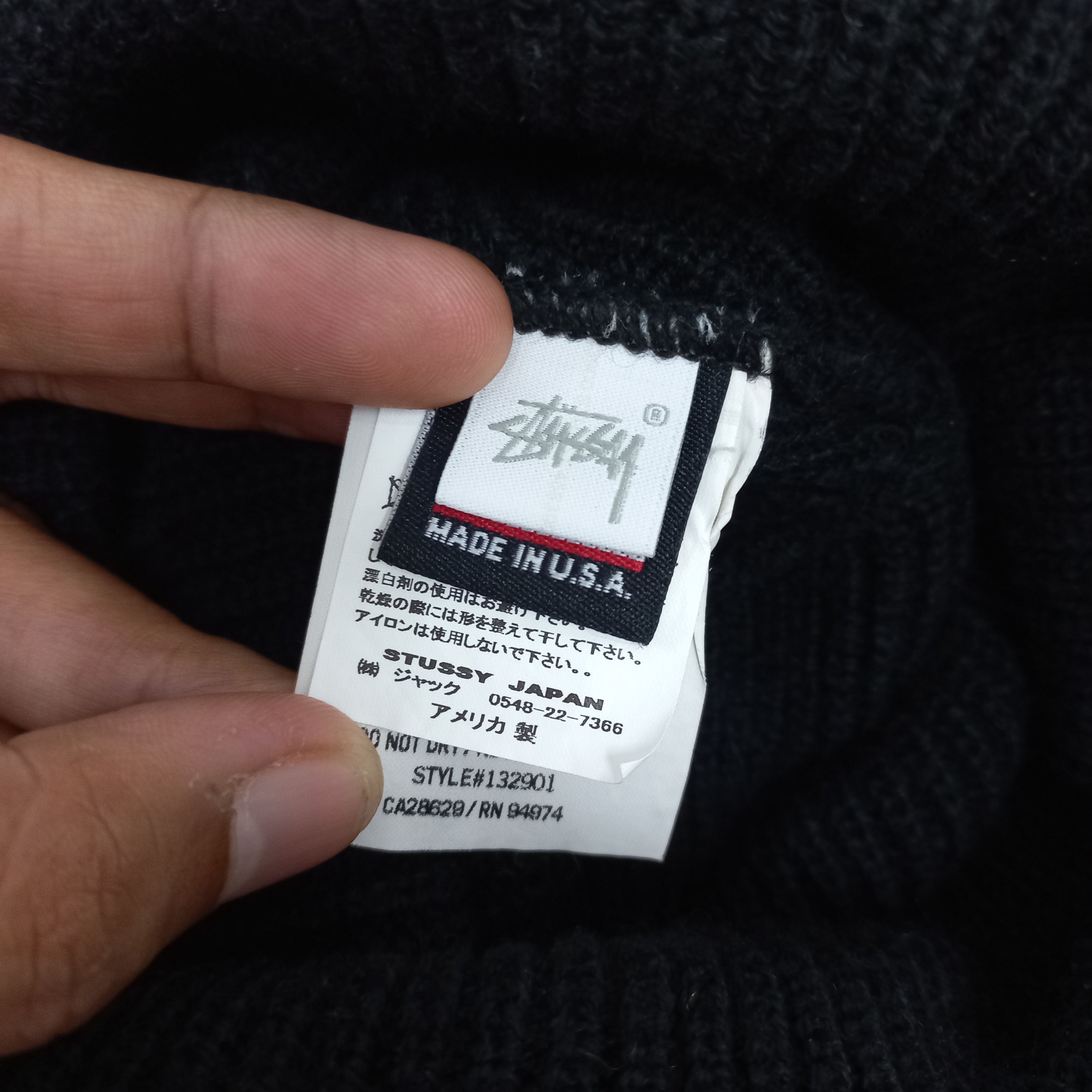Stussy 💥 Stussy japan signture logo made in usa short beanie hat Size ONE SIZE - 3 Thumbnail