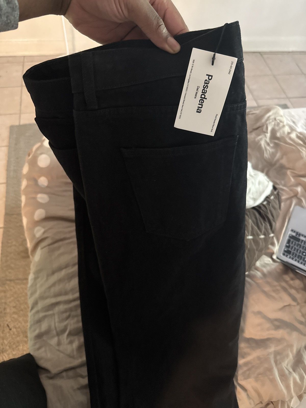 Pool House New York Pasadena Dad Jeans | Straight-Leg | Cone Denim Size US 38 / EU 54 - 2 Thumbnail