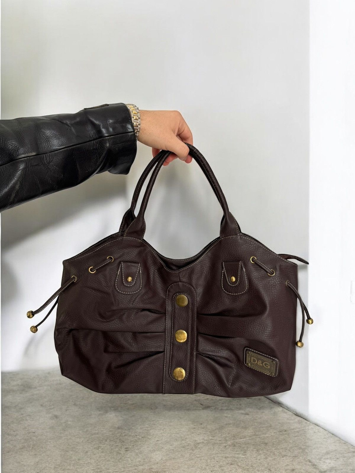 Dolce & Gabbana × Vintage D&G Dolce & Gabbana Vintage Faux Leather Shoulder Bag Size ONE SIZE - 2 Thumbnail