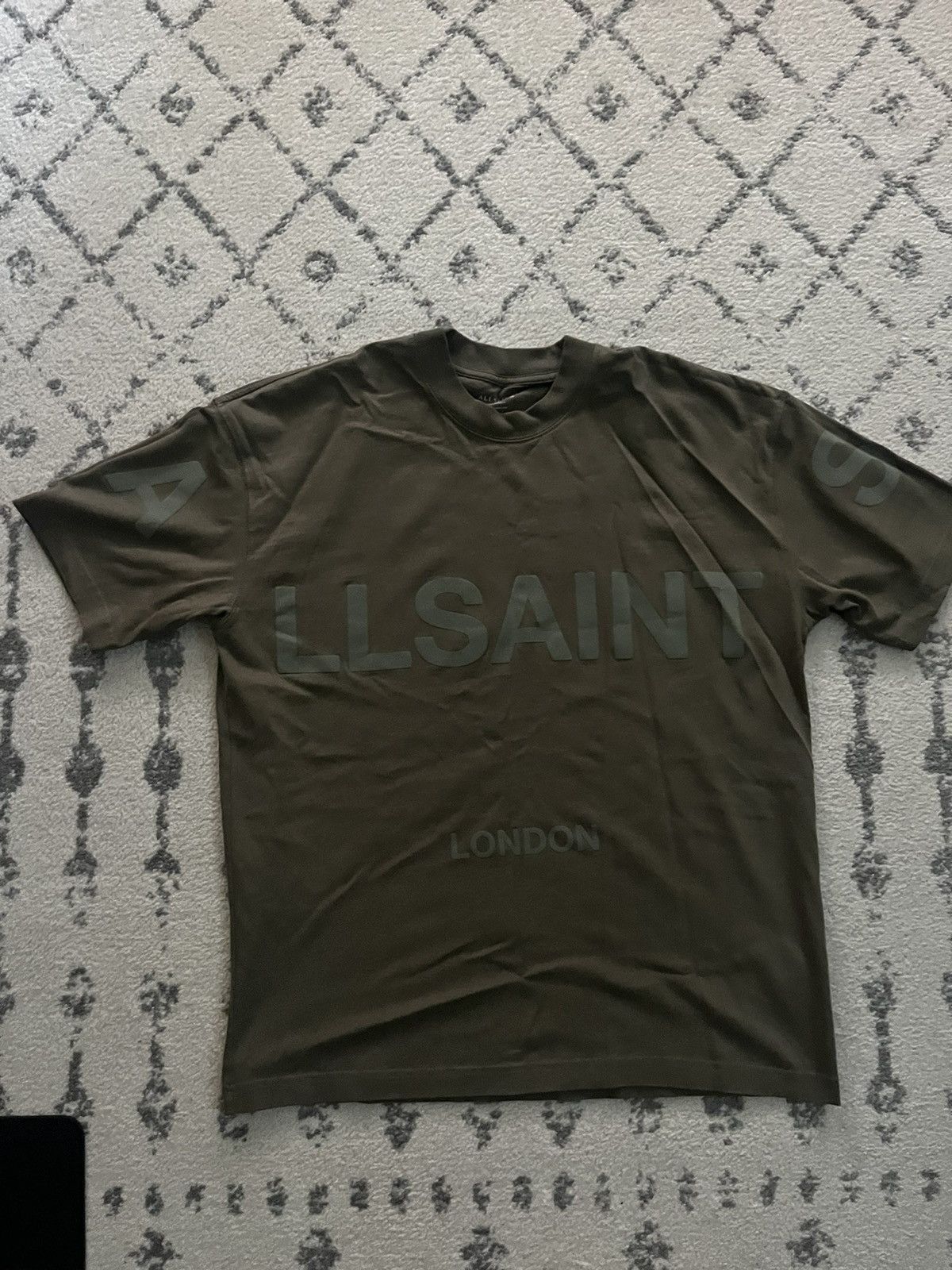 Allsaints All saints Khaki Ash Green Tshirt Size US S / EU 44-46 / 1 - 1 Thumbnail