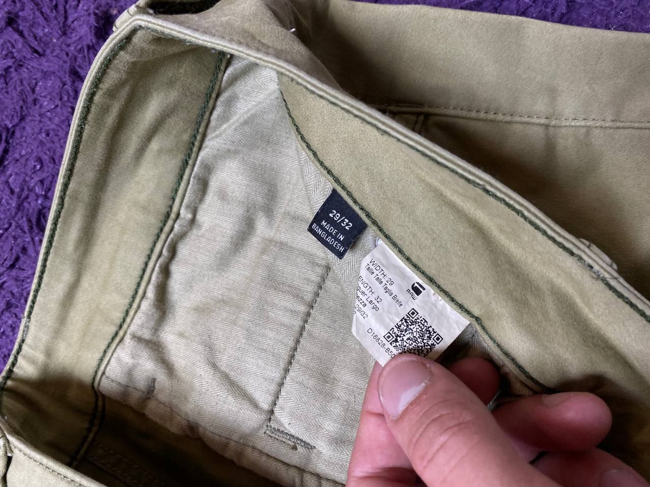 G-Star Vintage G-Star Raw Classic Casual Pants Size 29 Size US 29 - 2 Thumbnail