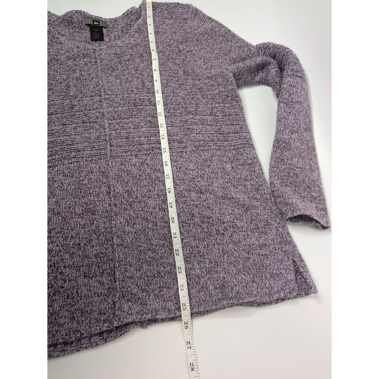 Vintage VINTAGE REI Sweater Woman's Large Purple Marbled V-Neck Long Sleeve Sweater Size L / US 10 / IT 46 - 5 Thumbnail