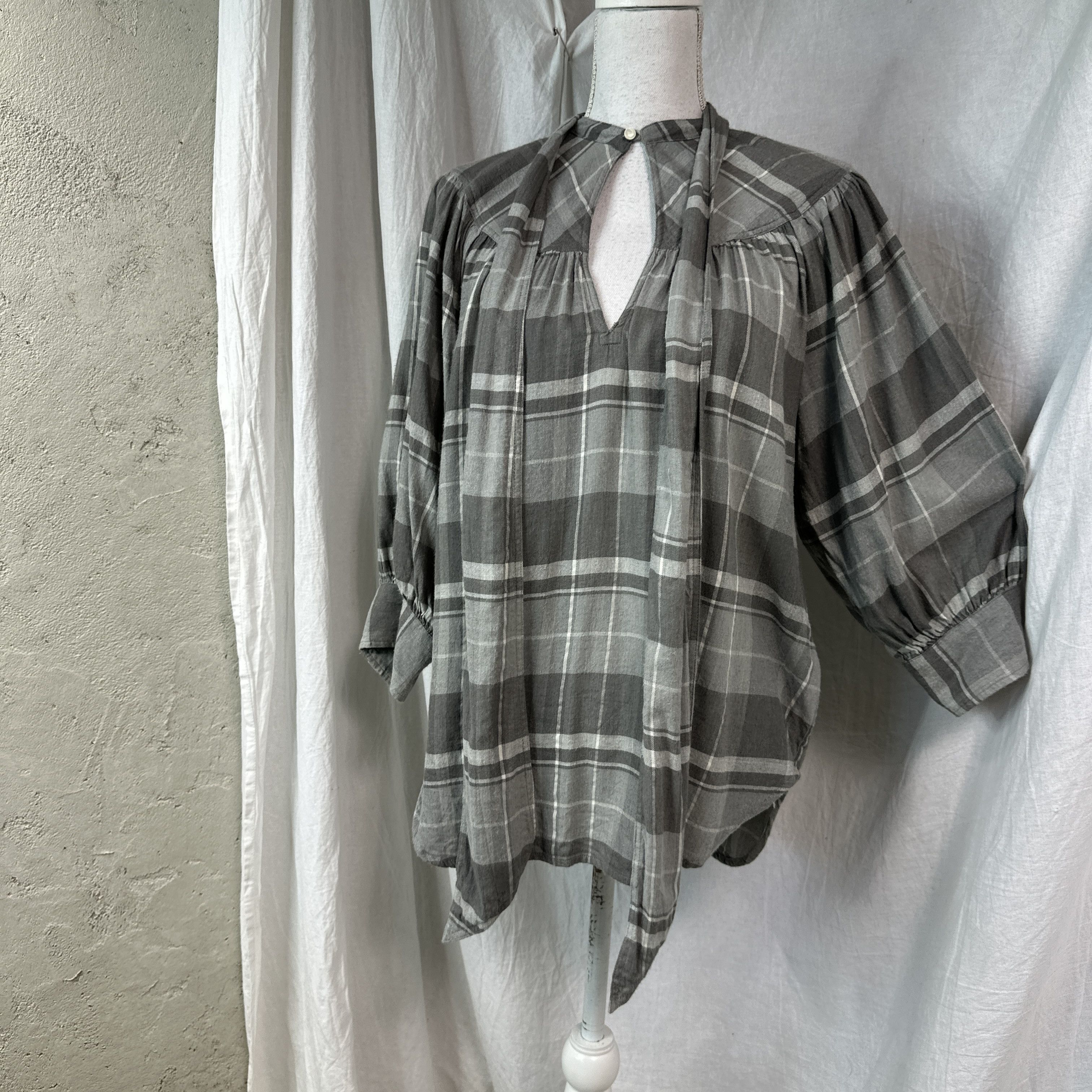 Polo Ralph Lauren Vintage Old Money Tartan Polo Ralph Lauren Tunic Shirt Y2K Size S / US 4 / IT 40 - 4 Thumbnail