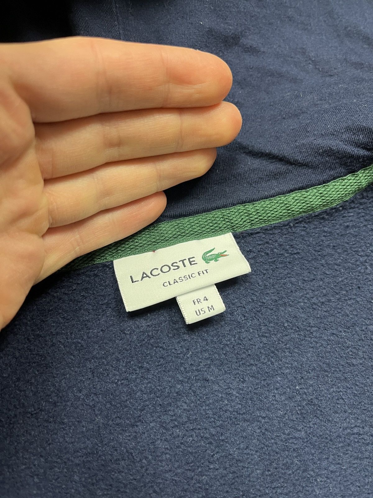 Lacoste Lacoste Zip Hoodie Mini Logo Casual Basic Streetwear Hype Size US M / EU 48-50 / 2 - 7 Thumbnail