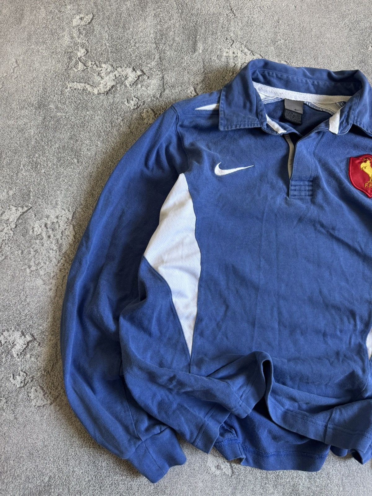 Nike Nike S FRANCE 🇫🇷 vintage rugby soccer sweatshirt jersey Size US S / EU 44-46 / 1 - 3 Thumbnail
