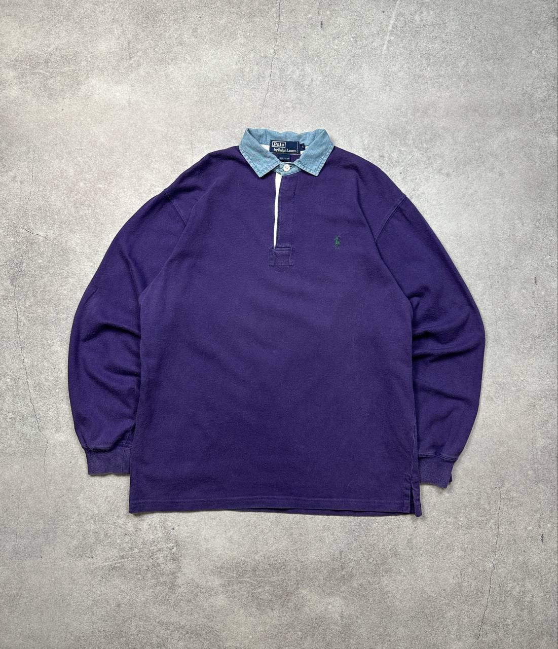 Polo Ralph Lauren Vintage Polo Ralph Lauren Collared Sweatshirt, Size S Size US S / EU 44-46 / 1 - 1 Thumbnail
