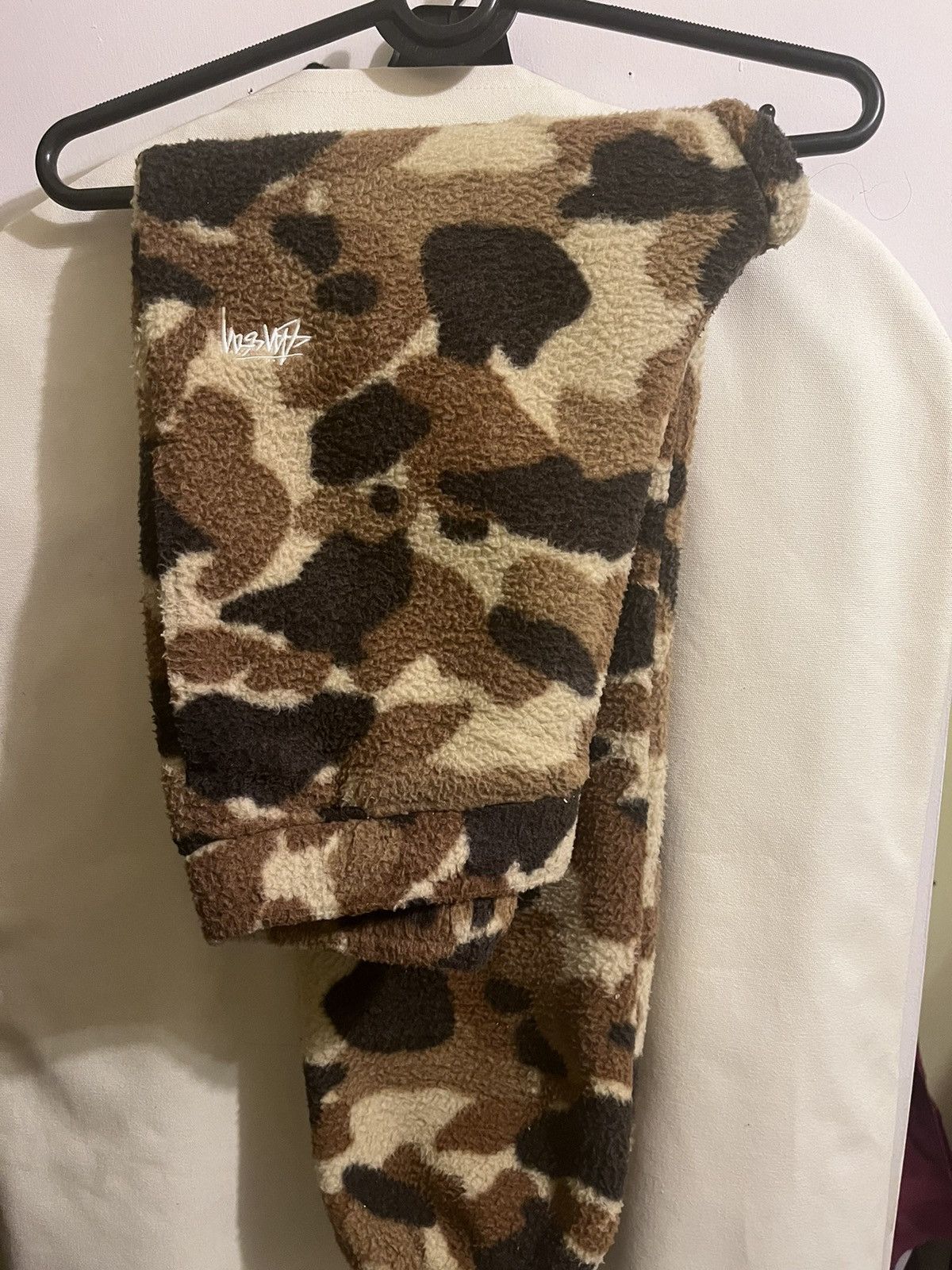 image of Stussy Camo Fleece Pants, Men's (Size 30)