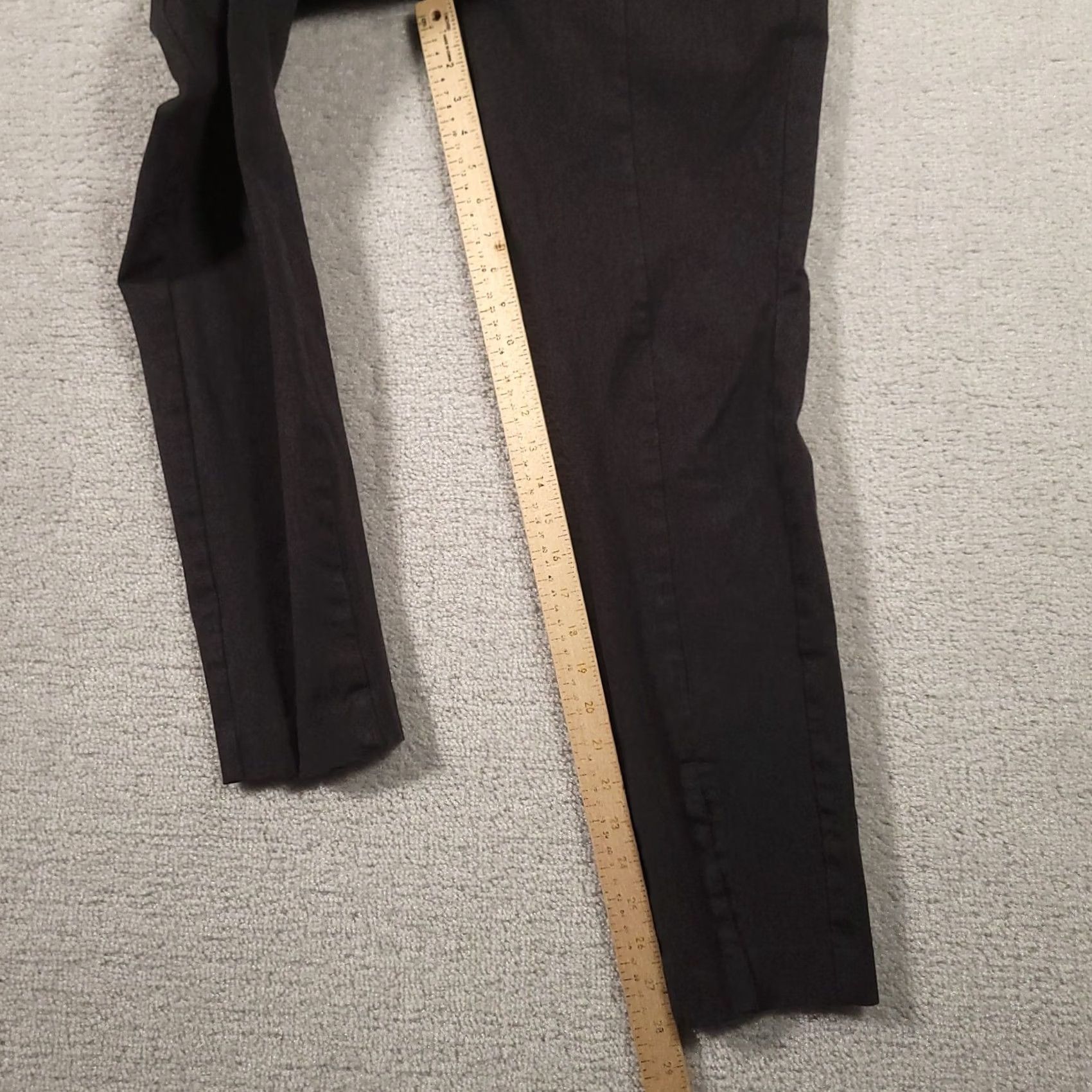 Old Navy Old Navy High Rise Pixie Split Hem Career Dress Pant Stretch Dark Gray 10 Size 32" / US 10 / IT 46 - 4 Thumbnail