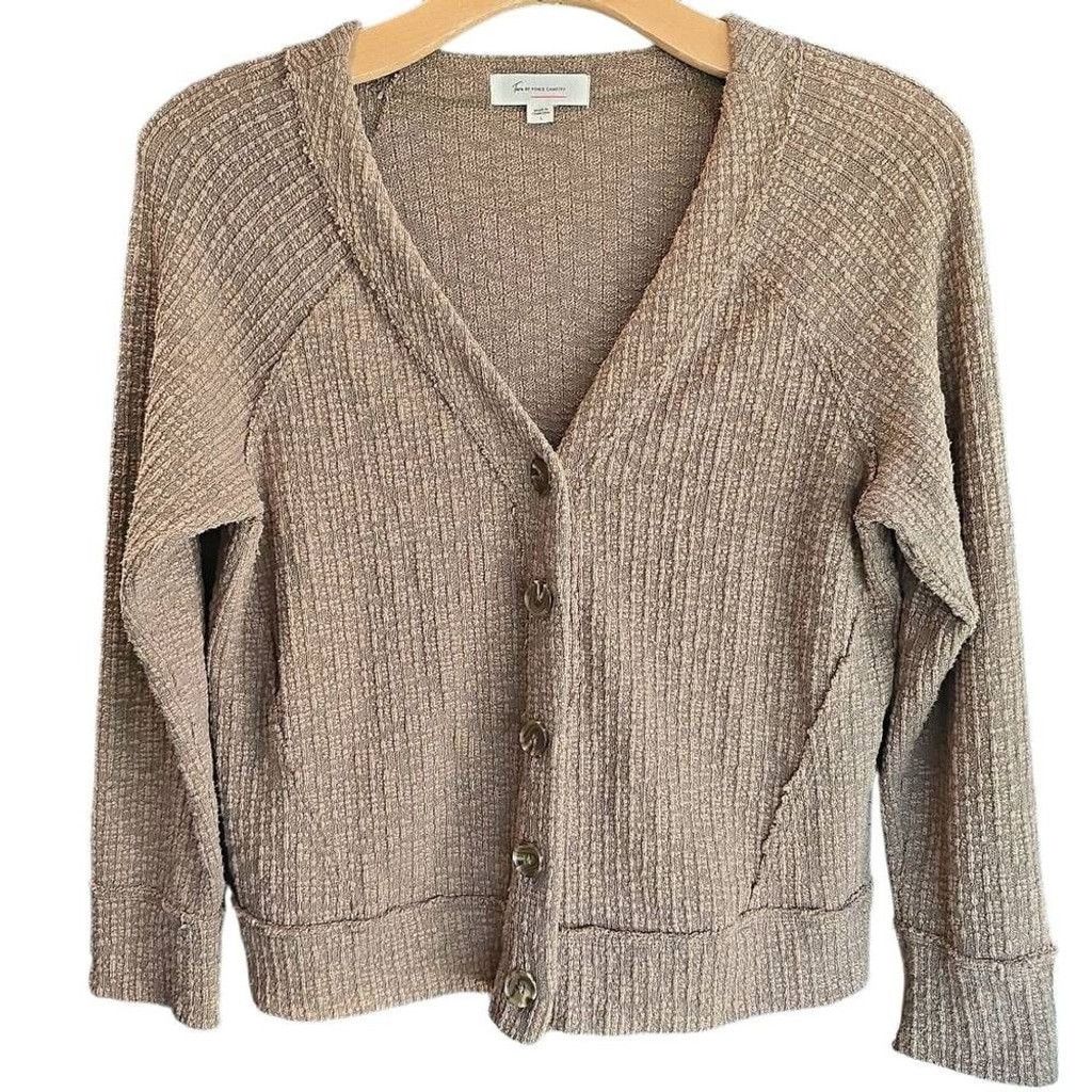 Vince Camuto Vince Camuto Olive Green Button Up Cardigan Size L Size L / US 10 / IT 46 - 1 Thumbnail