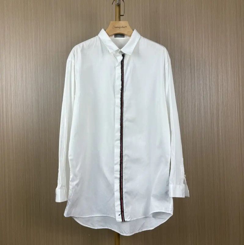 Dior Dior Women's White Cotton Shirt for Spring/Fall 0089 Size XL / US 12-14 / IT 48-50 - 1 Thumbnail