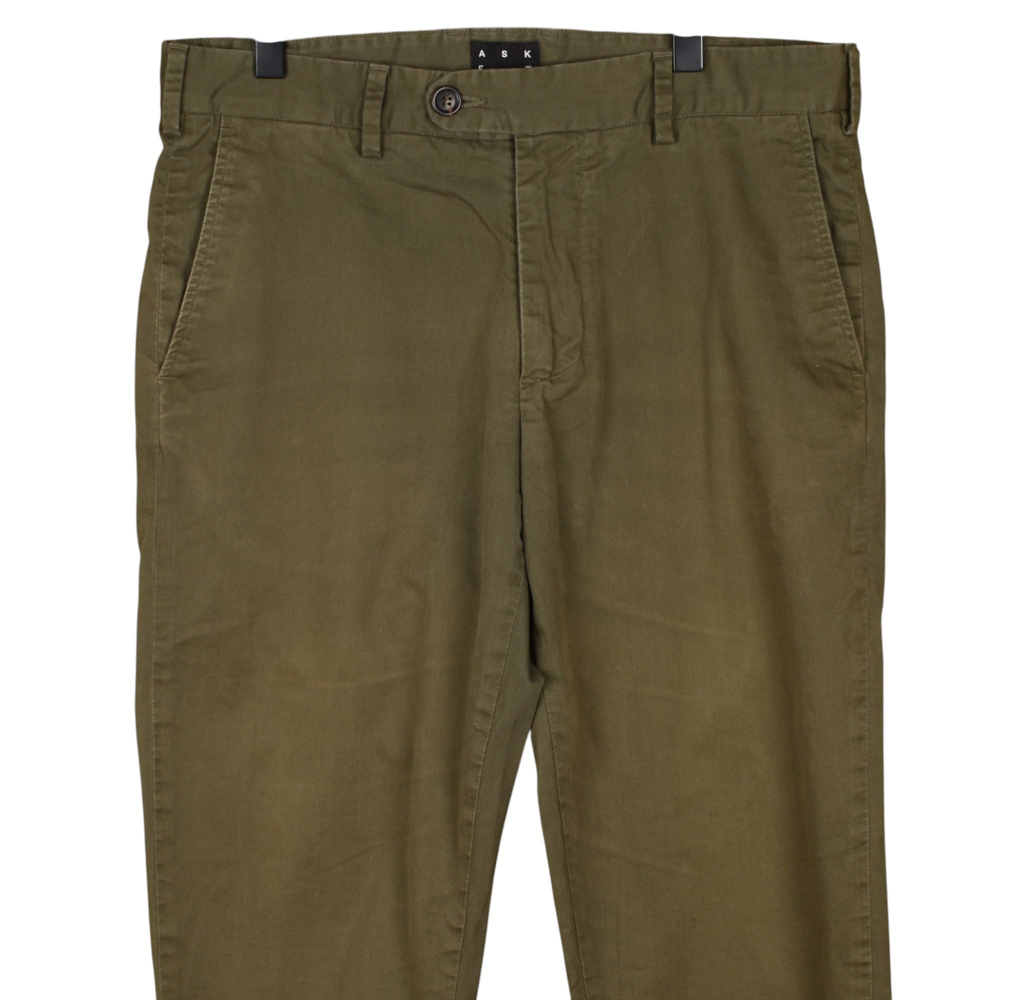 Asket ASKET Men Khaki Chino Pants Trousers Size 30/32 Regular Size US 30 / EU 46 - 2 Thumbnail