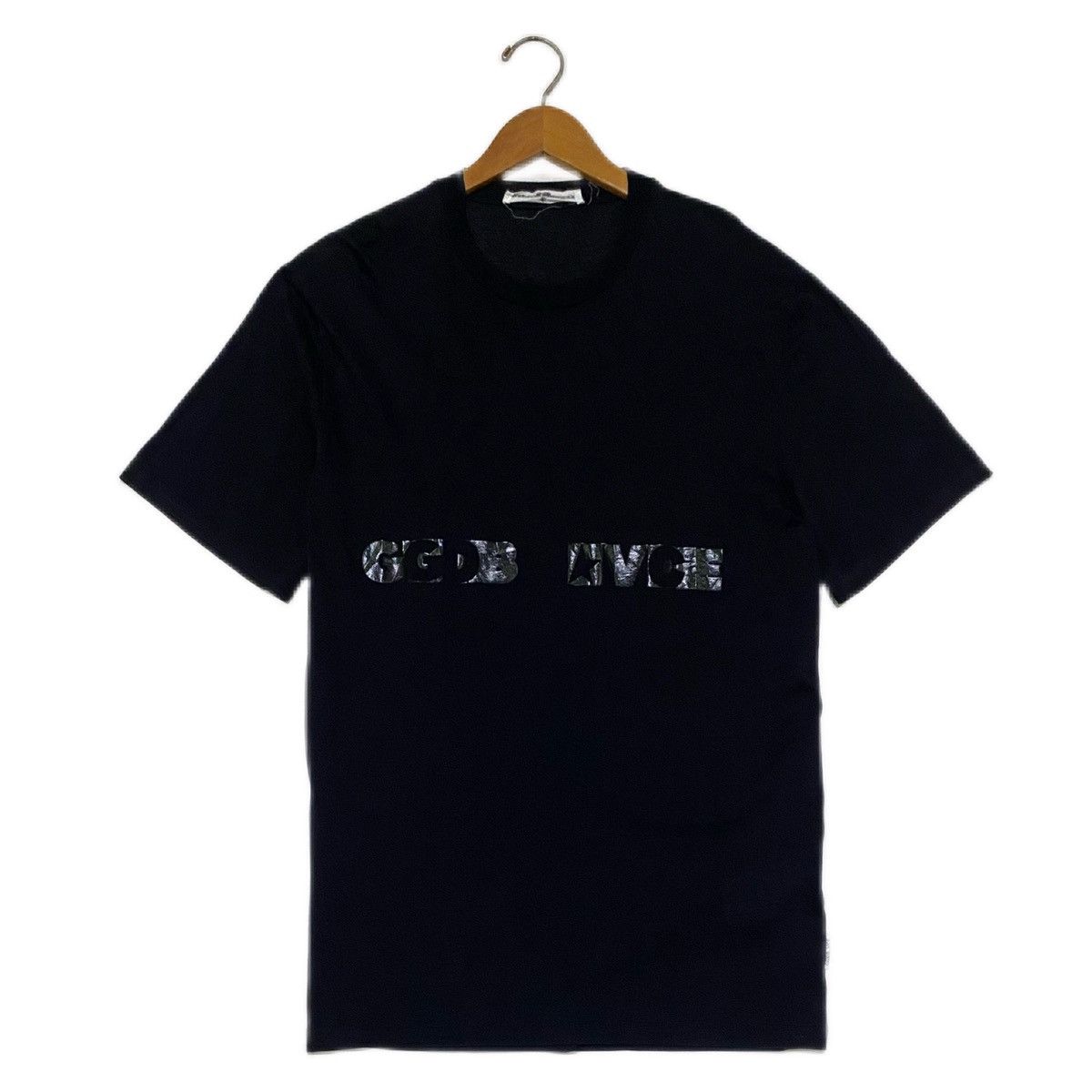 Golden Goose Golden goose deluxe brand Tshirt black on black logo Size US M / EU 48-50 / 2 - 1 Thumbnail
