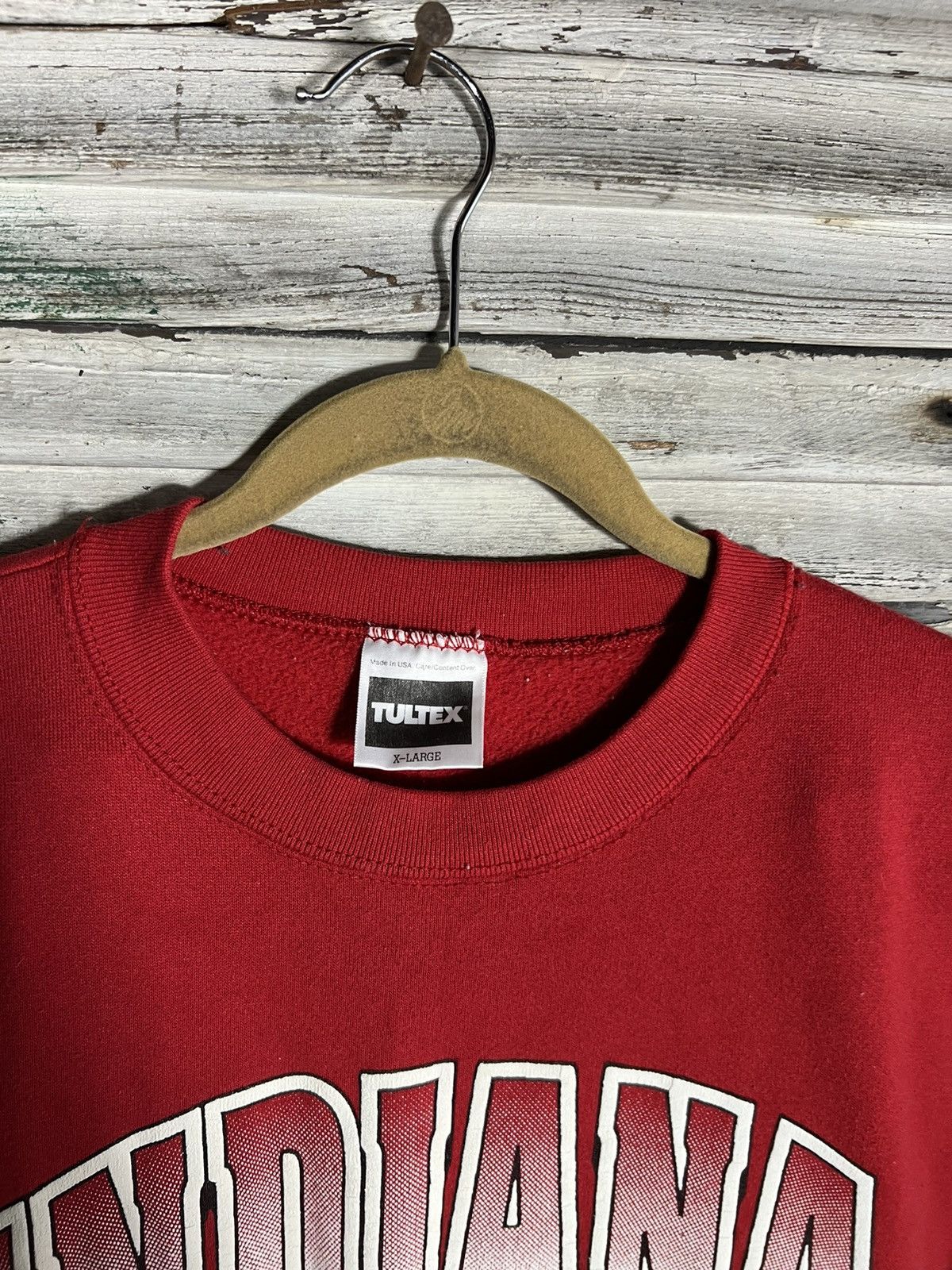 NCAA × Vintage Vintage Indiana Hoosiers Sweatshirt Size US XL / EU 56 / 4 - 4 Thumbnail