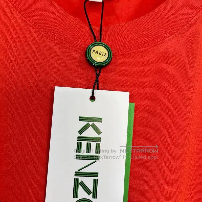 Kenzo KENZO Summer Orange Cotton Short Sleeve T-shirt . Size US M / EU 48-50 / 2 - 4 Thumbnail