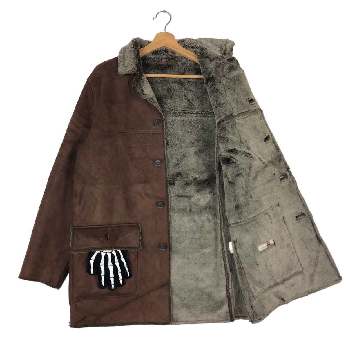 Japanese Brand 🔥90’s Suede Mink Fur Lining Jacket Cox Issey Miyake Japan Size US M / EU 48-50 / 2 - 9 Thumbnail