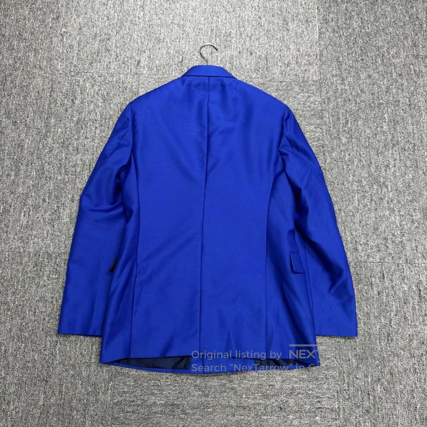 Jil Sander Blue Double-Breasted Blazer. Size US M / EU 48-50 / 2 - 5 Thumbnail