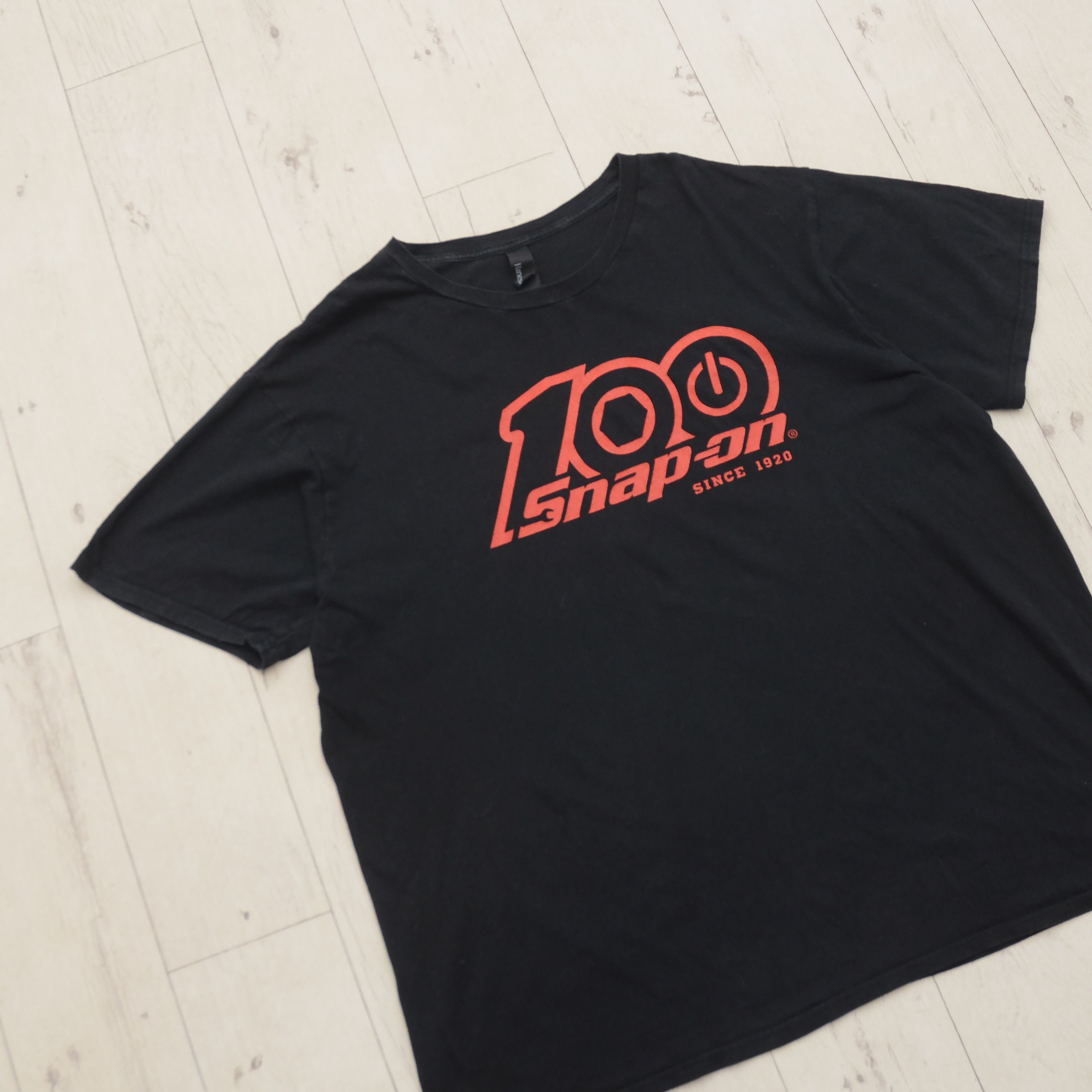 Hanes × Vintage Snap On Tools Hanes 2XL-XL T-Shirt Vintage 100th Anni Logo Size US XXL / EU 58 / 5 - 3 Thumbnail