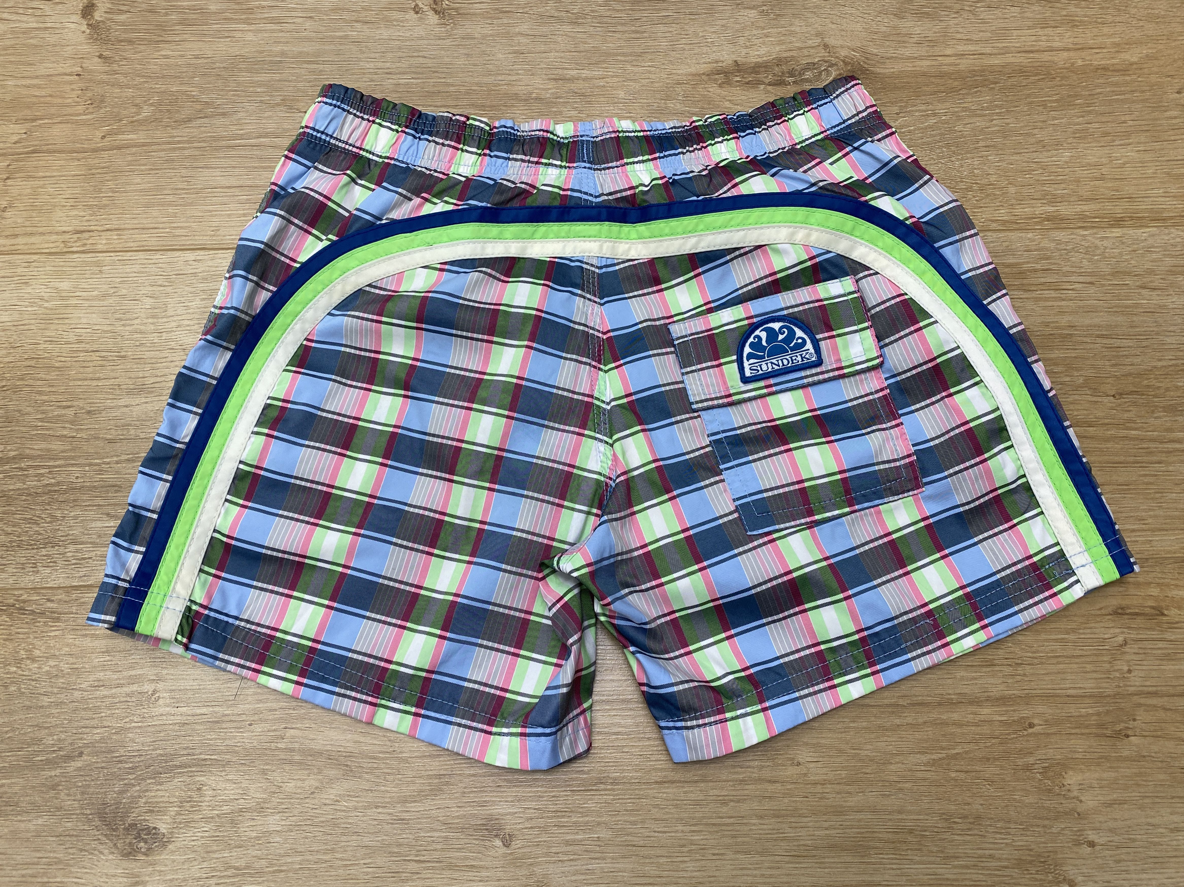 Sundek Nova Check Sundek S Shorts Trunks Bath Suit Surf Size S Xs Size US 28 / EU 44 - 7 Thumbnail