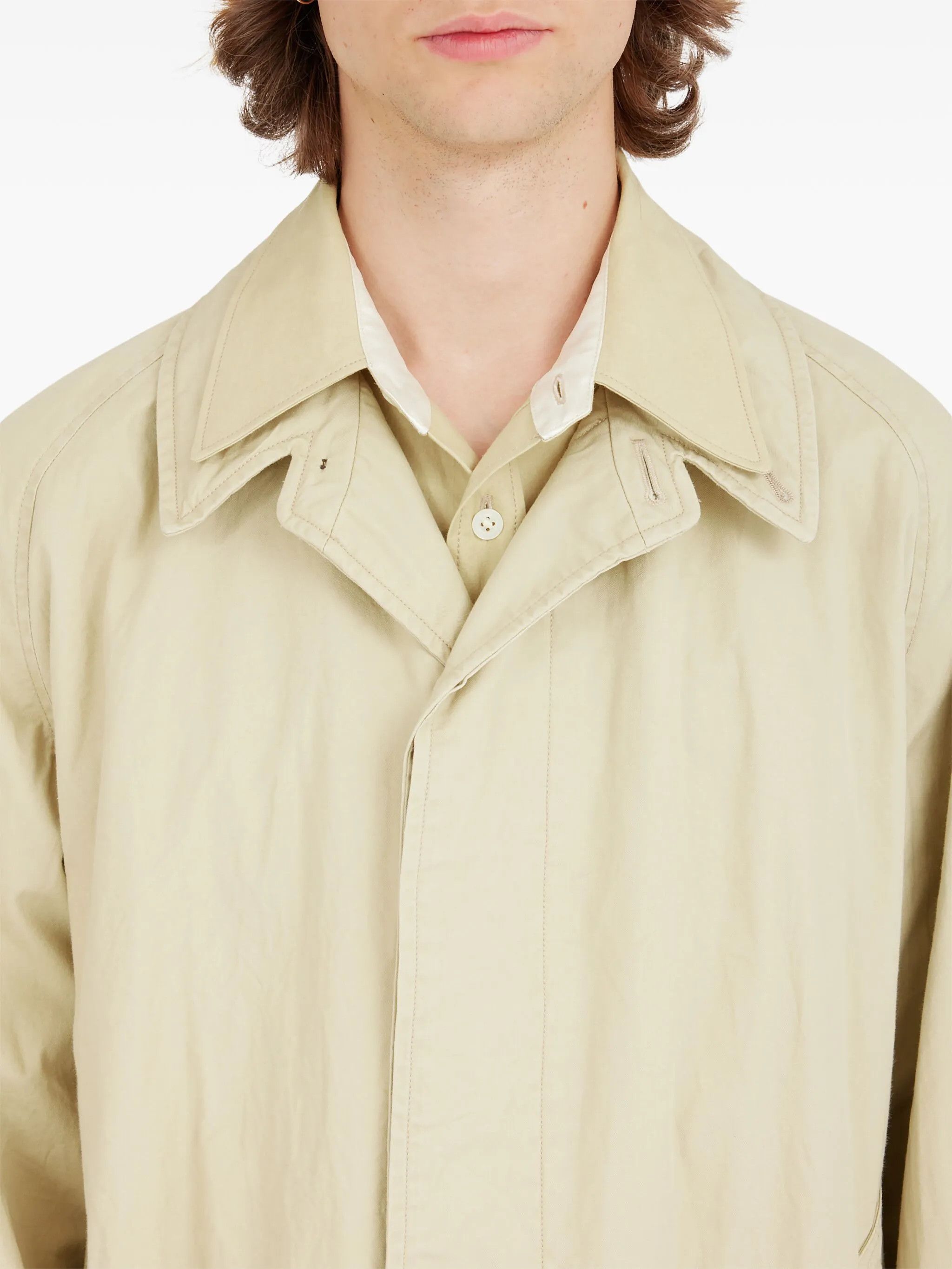 Maison Margiela oc11z0426 Layered Trench Coat in Beige Size US XL / EU 56 / 4 - 7 Thumbnail