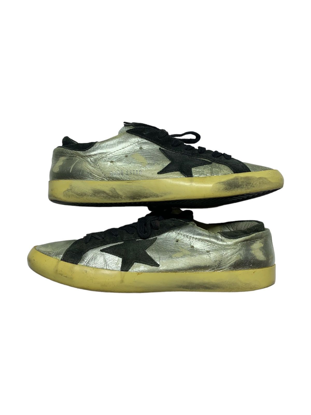 Golden Goose Authentic Golden Goose Superstar Silver Sneakers GGDB Shoes Size US 8.5 / EU 41-42 - 5 Thumbnail