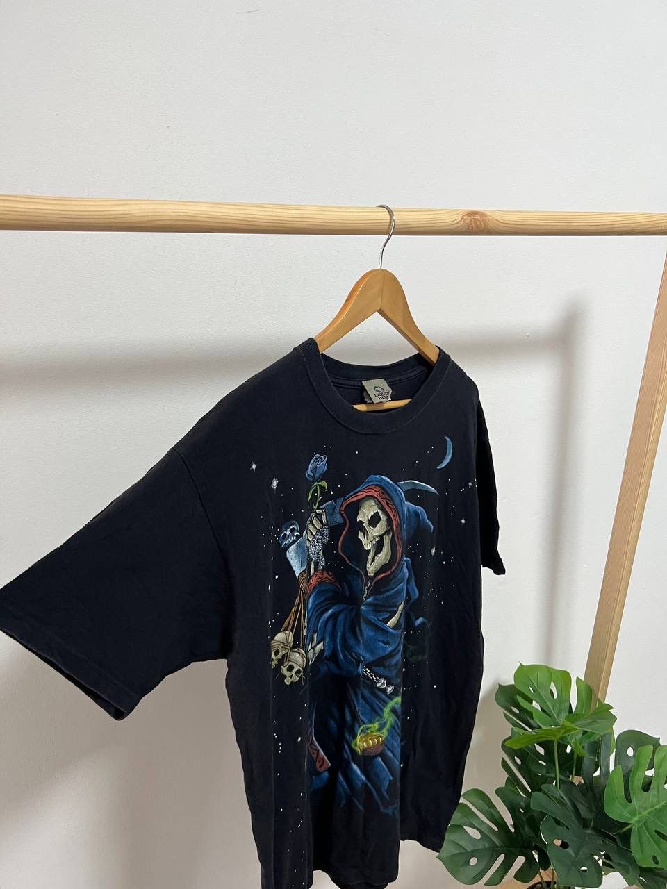 Liquid Blue × Vintage Y2K Skelton Grim Reaper Liquid Blue Tee Size US XL / EU 56 / 4 - 9 Thumbnail