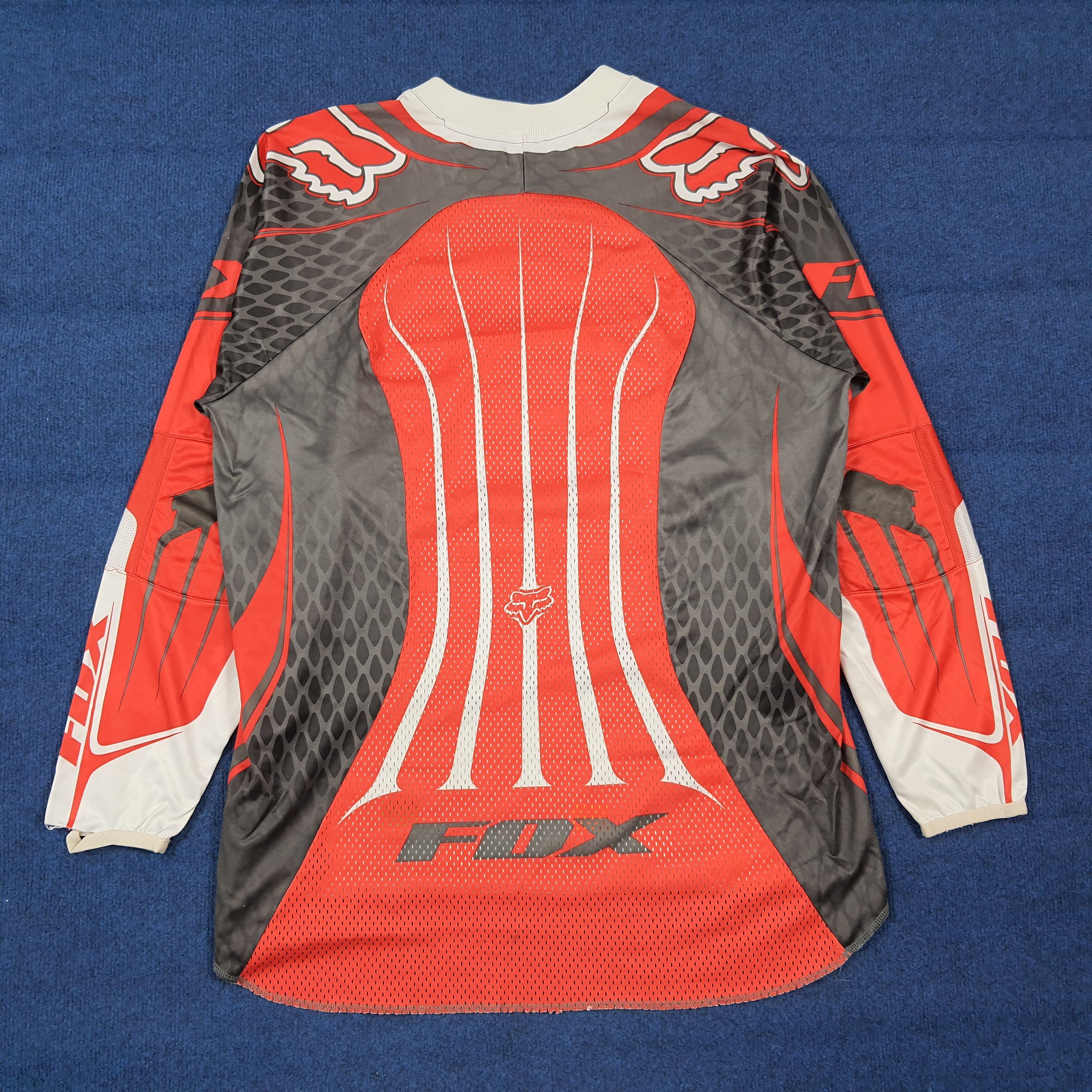 Fox Racing Vintage Fox Racing Motorsports Jersey C285N69 Size US XL / EU 56 / 4 - 3 Thumbnail