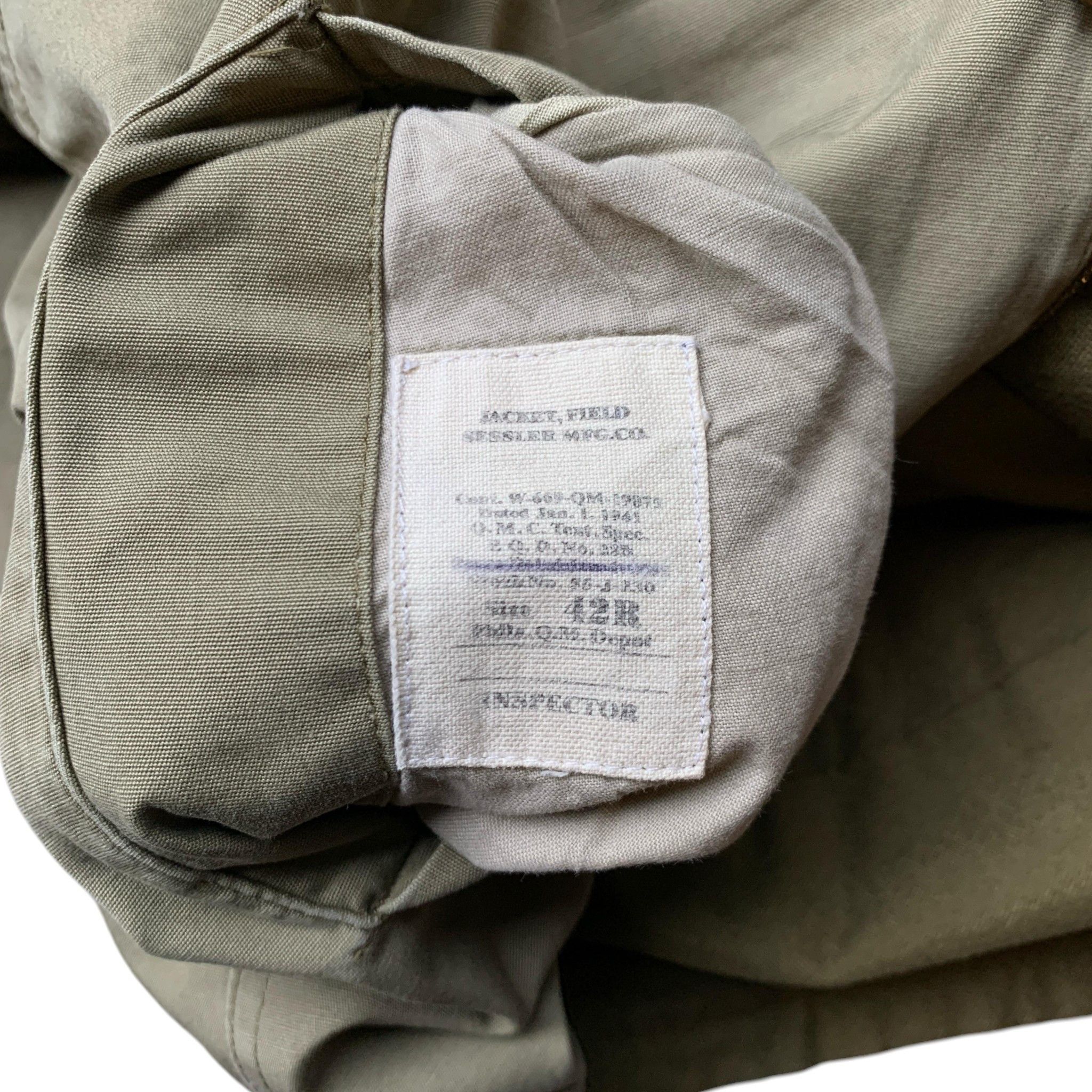 Vintage Vintage 40's M41 US Army Field Jacket by Sessler mfg Size US L / EU 52-54 / 3 - 5 Thumbnail