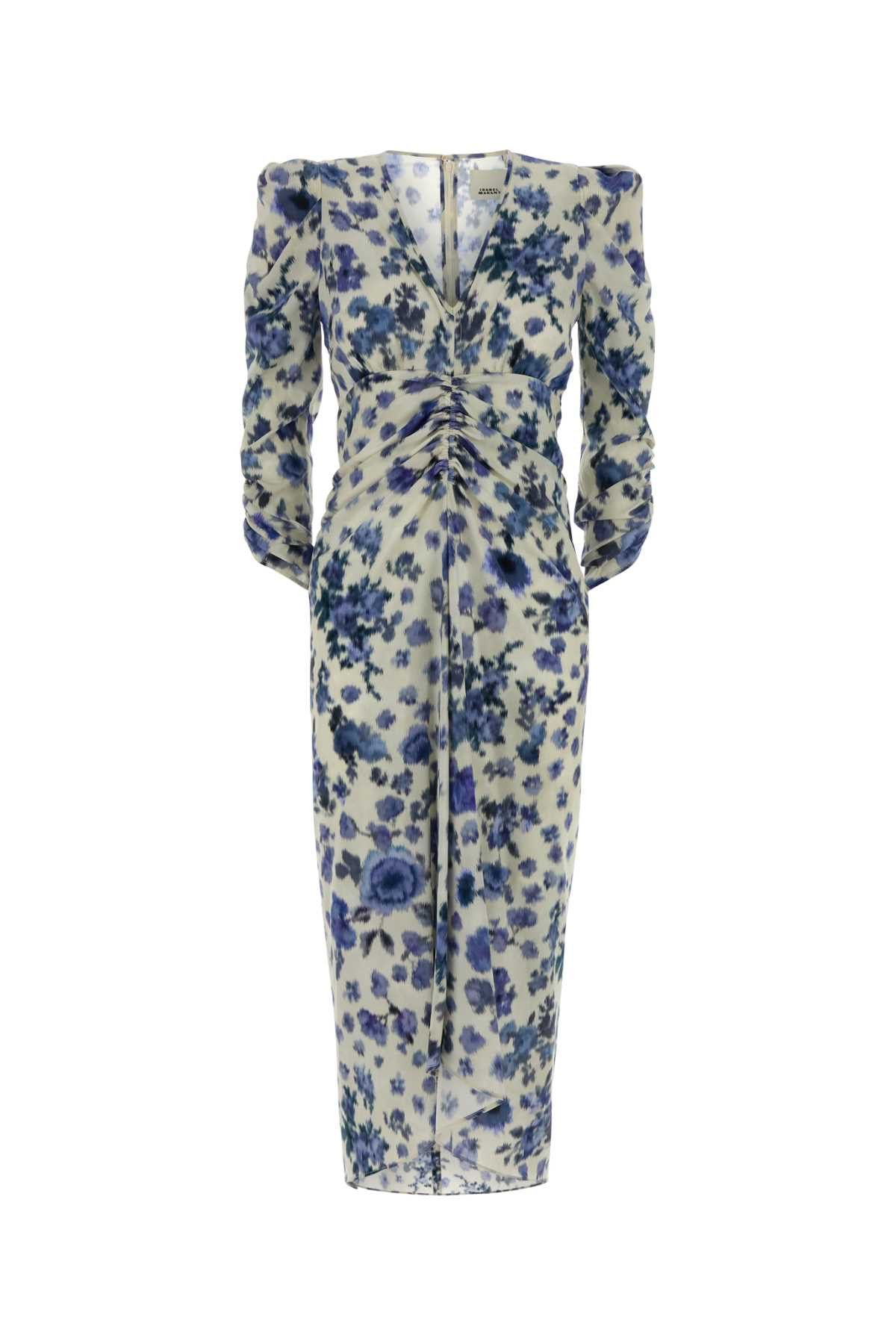 Isabel Marant Printed Stretch Crepe Albini Dress Size M / US 6-8 / IT 42-44 - 1 Thumbnail