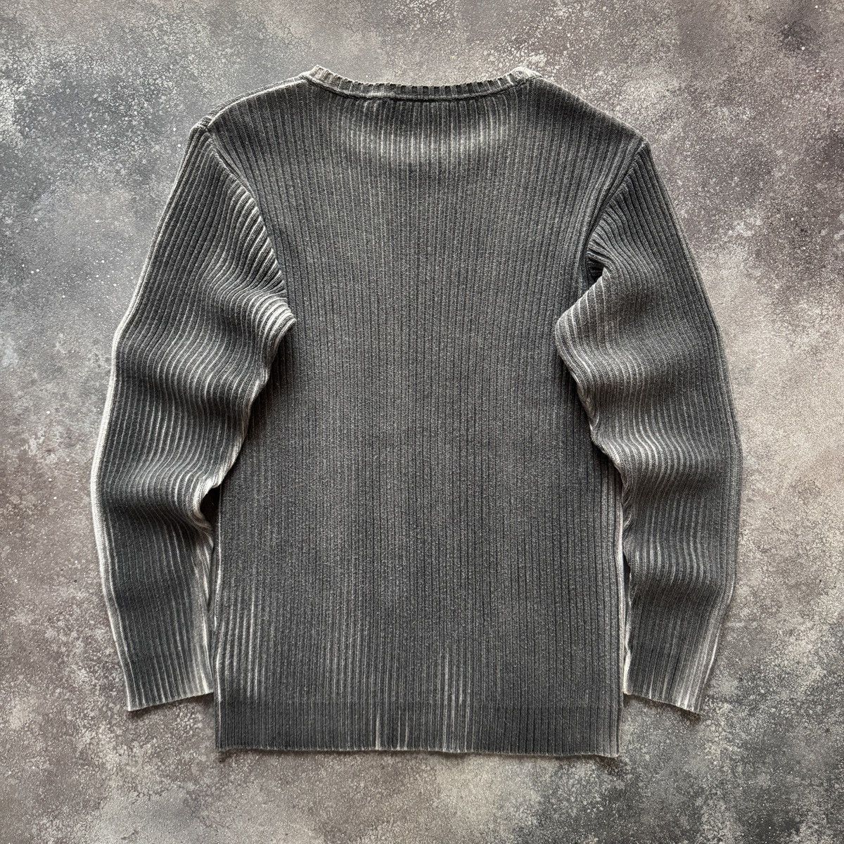 Hysteric Glamour Diesel Style Y2K Avant Garde Ribbed Knit Sweater Size US L / EU 52-54 / 3 - 9 Thumbnail