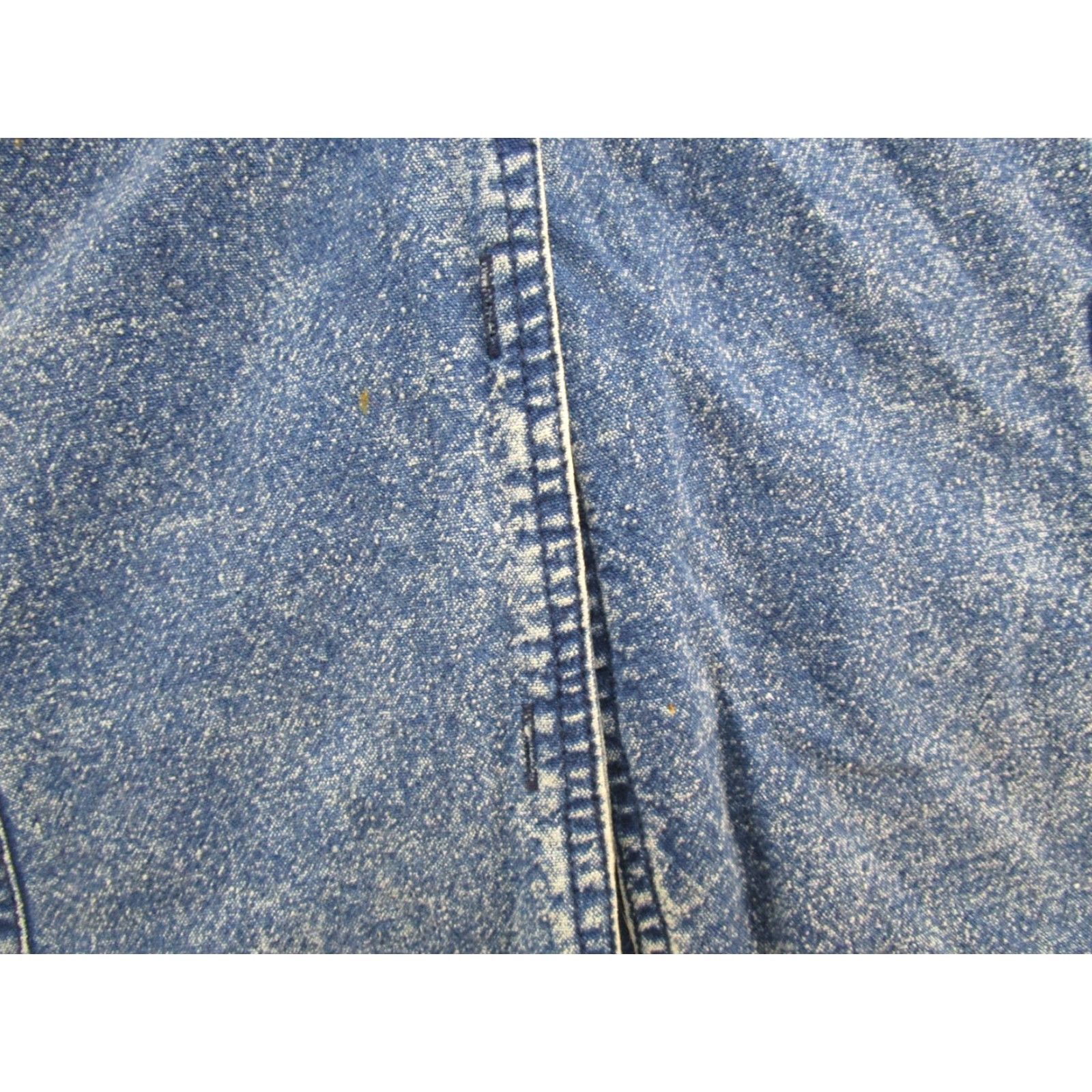 Denime VINTAGE Z Club Denim Shirt Blouse Short Sleeve Women 22-24 Blue 80s Embroidered Jeanswear Bling Jewels Shirts Womens Size 3XL / US 20-22 - 4 Thumbnail