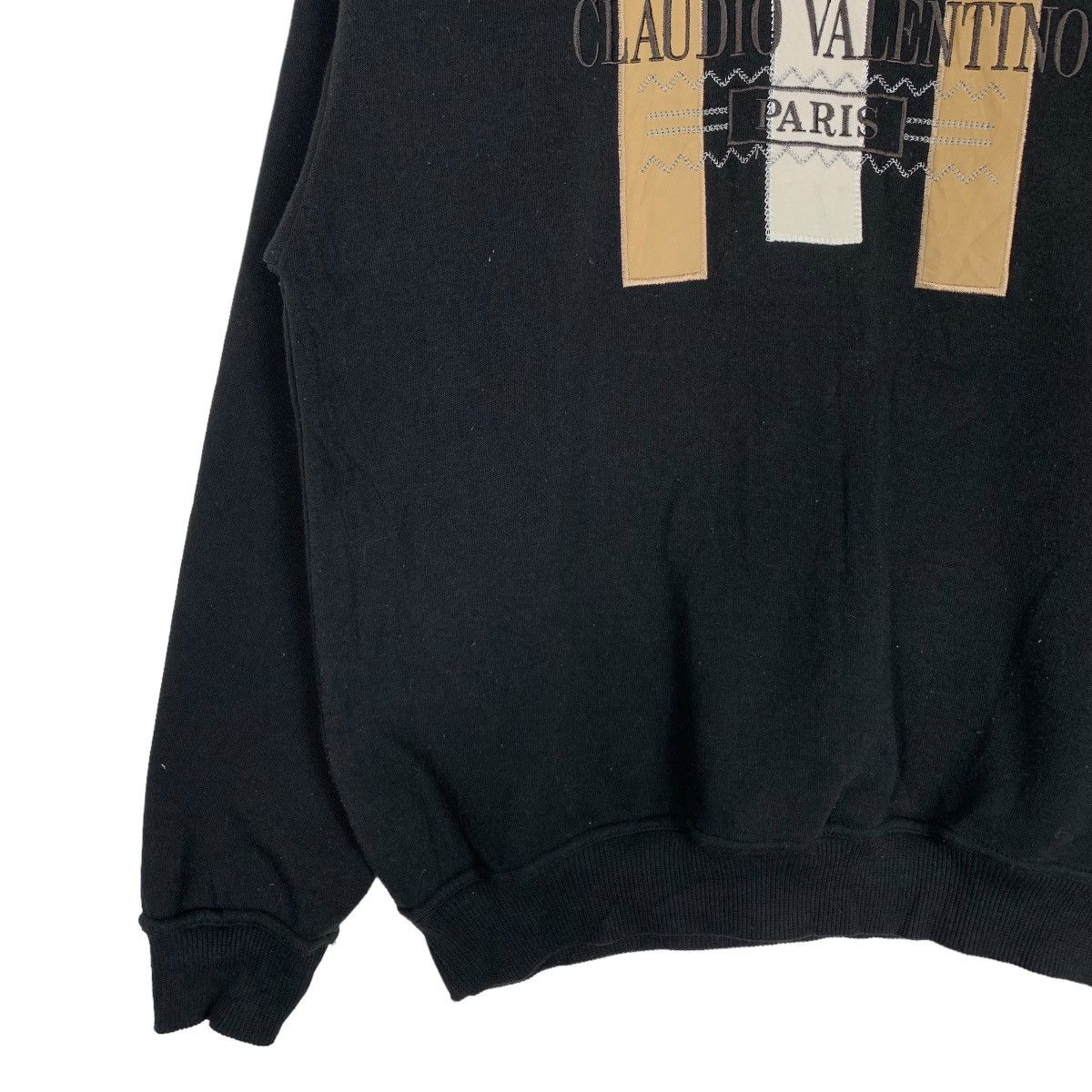 Gianni Valentino CLAUDIO VALENTINO PARIS Big Logo Sweatshirts #0763-C35 Size US M / EU 48-50 / 2 - 3 Thumbnail