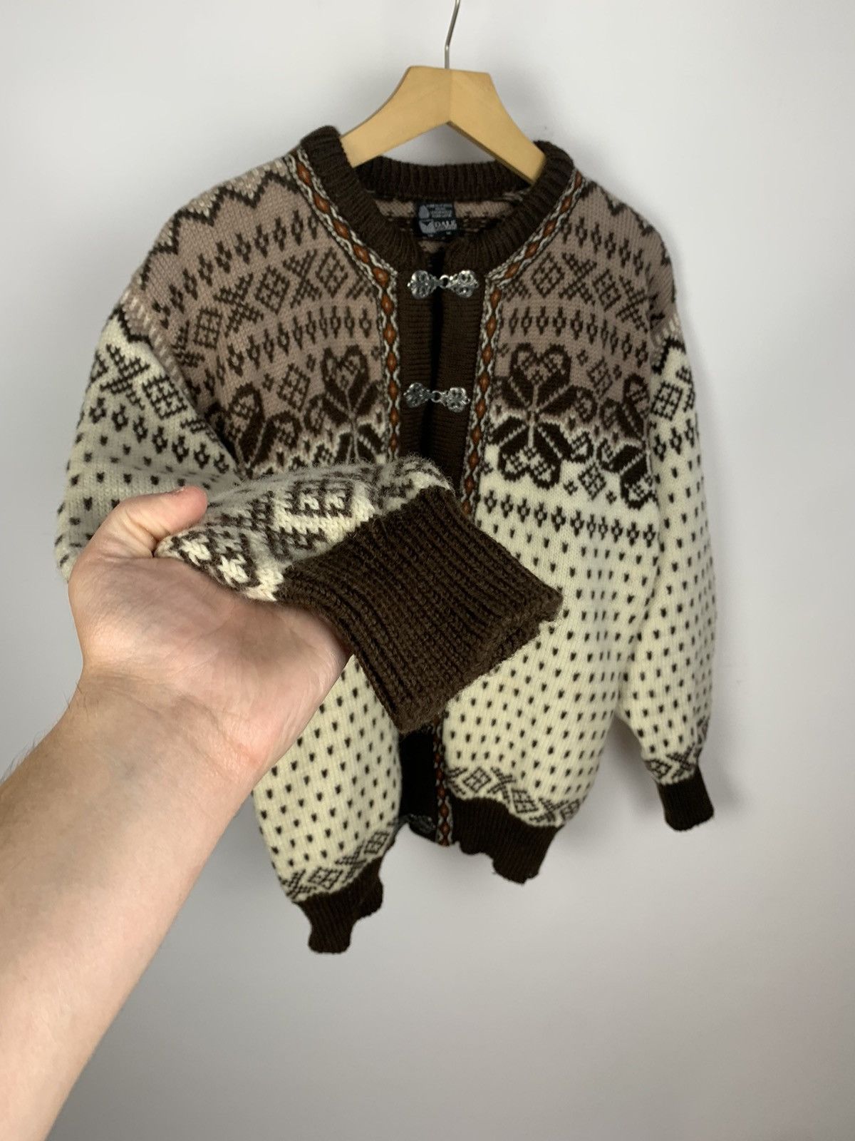 Dale Of Norway Vintage Dale Of Norway Fair Isle Cardigan Winter Sweater Size M / US 6-8 / IT 42-44 - 7 Thumbnail