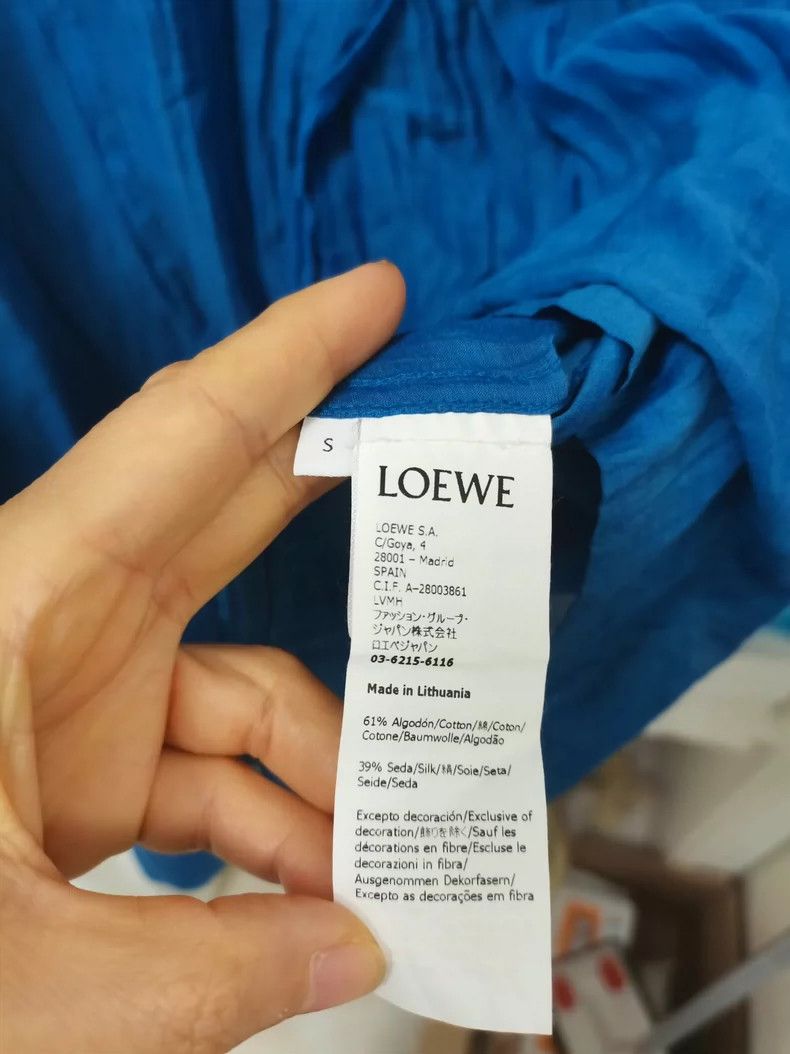 Loewe LOEWE Blue shirt Size S / US 4 / IT 40 - 5 Thumbnail
