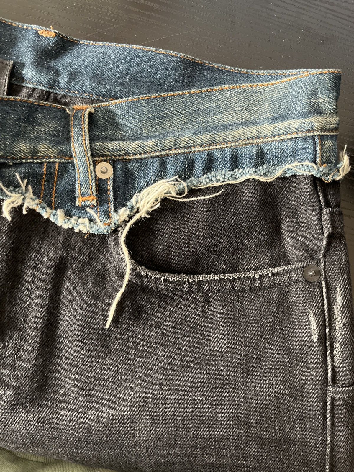 Dior Hedi Slimane Dior Homme AW06 Cummerbund Denim Size US 28 / EU 44 - 11 Thumbnail