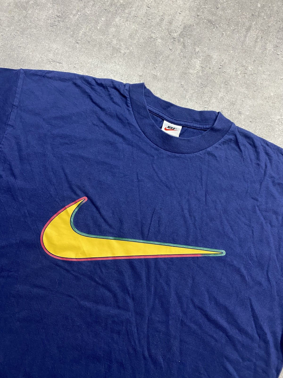 Nike Nike big central swoosh vintage 90’s rare item skate y2k Size US L / EU 52-54 / 3 - 4 Thumbnail