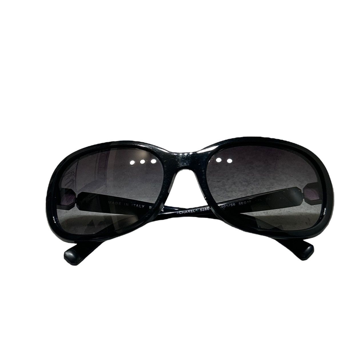 Chanel 468 CHANEL sunglasses black with case Size ONE SIZE - 5 Thumbnail