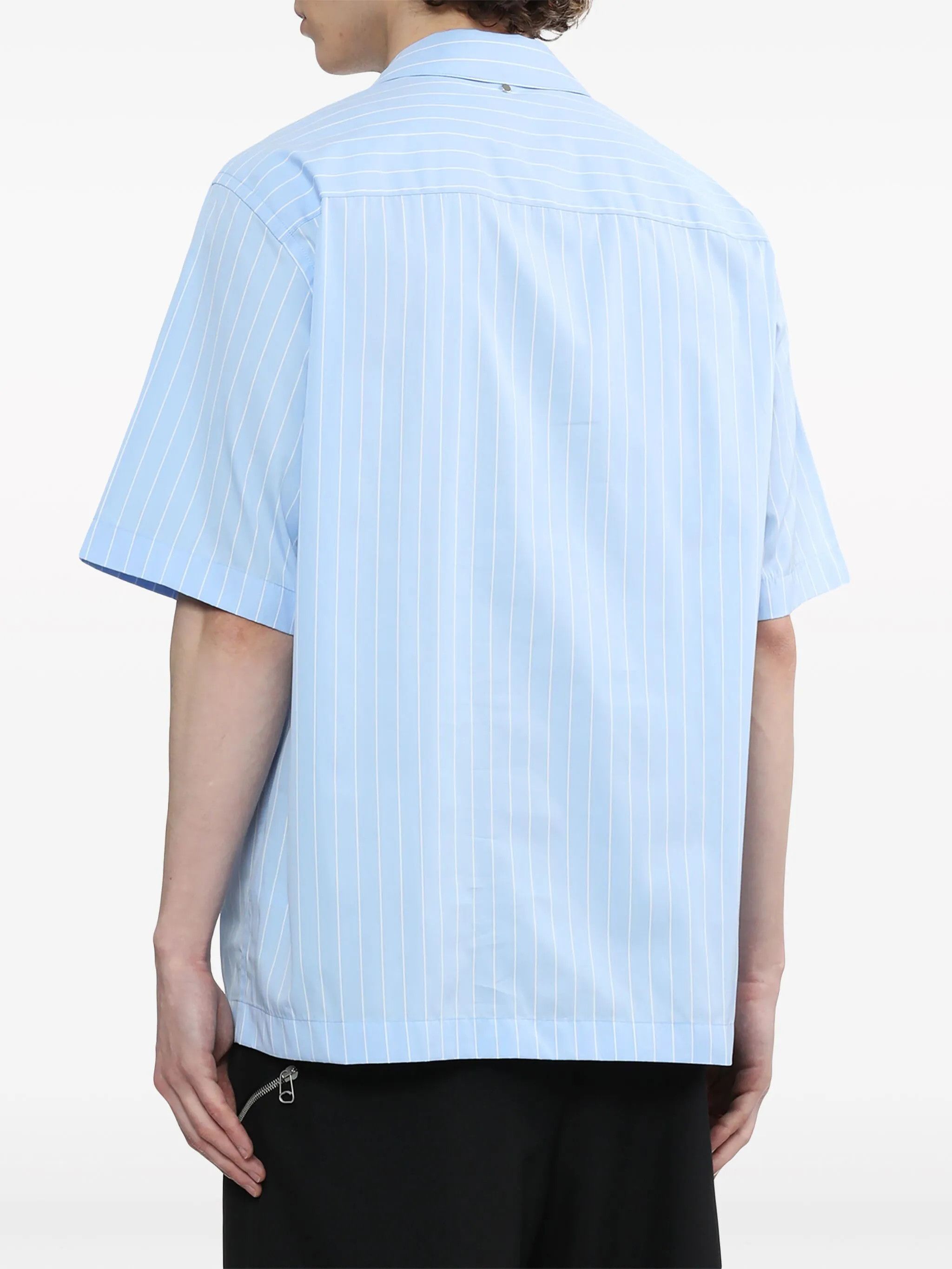 OAMC o1y0225 Striped Shirt in Sky Blue Size US M / EU 48-50 / 2 - 4 Thumbnail