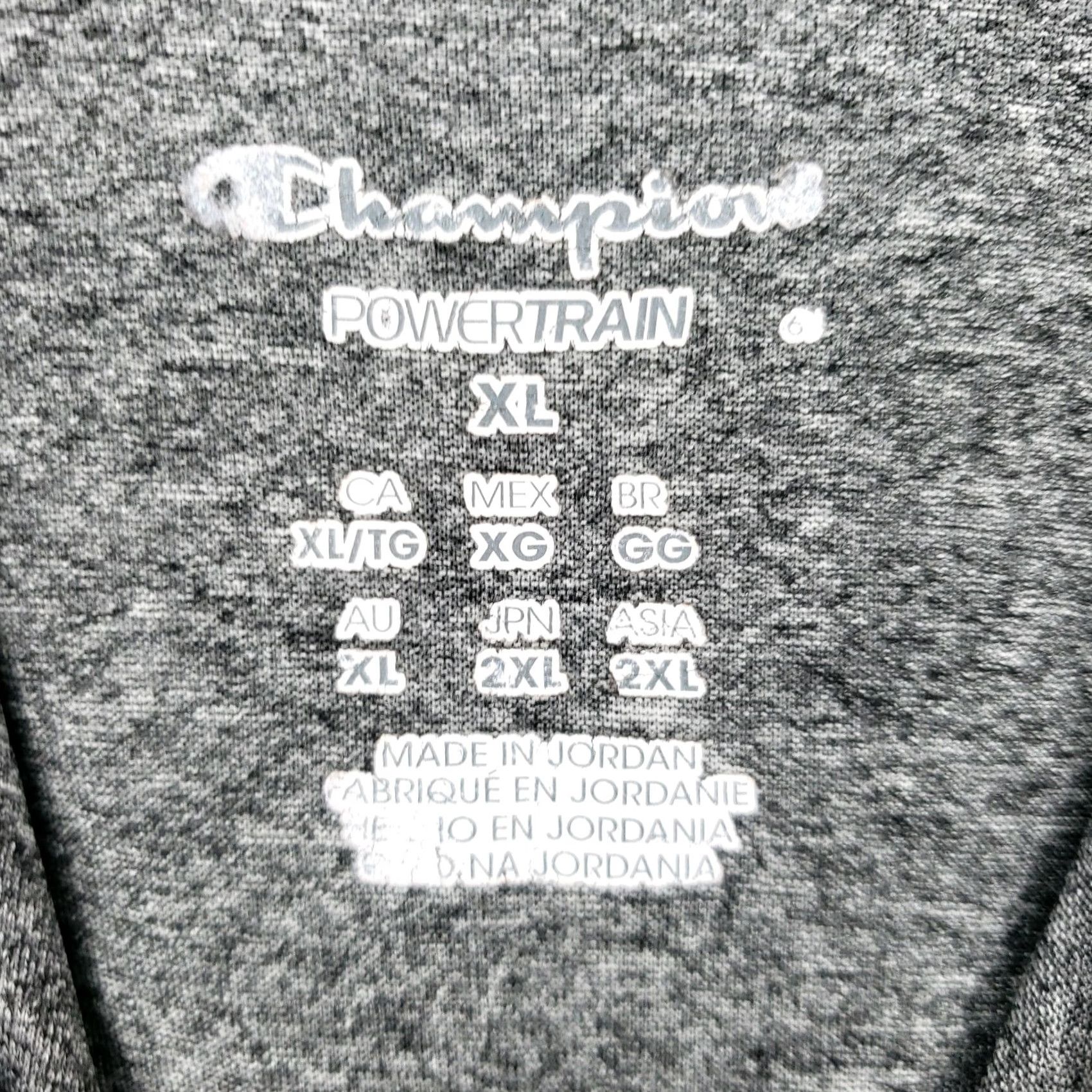 Champion Champion Hoodie Men XL Gray Powertrain Vapor Pullover Long Sleeve Running Active Size US XL / EU 56 / 4 - 3 Thumbnail